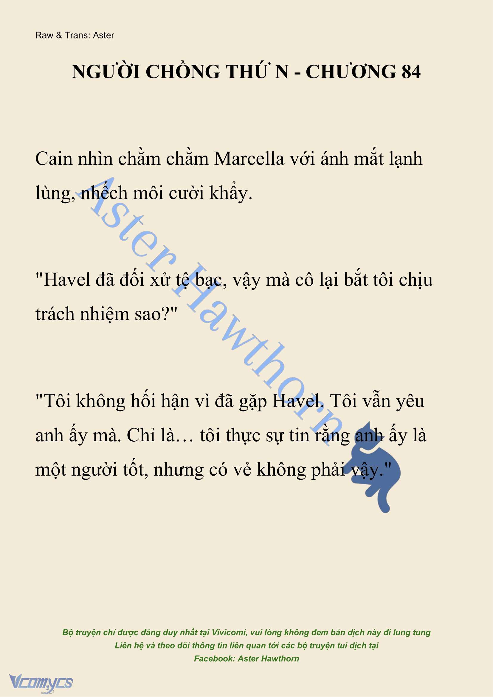 [NOVEL] Người Chồng Thứ N Chap 84 - Trang 2