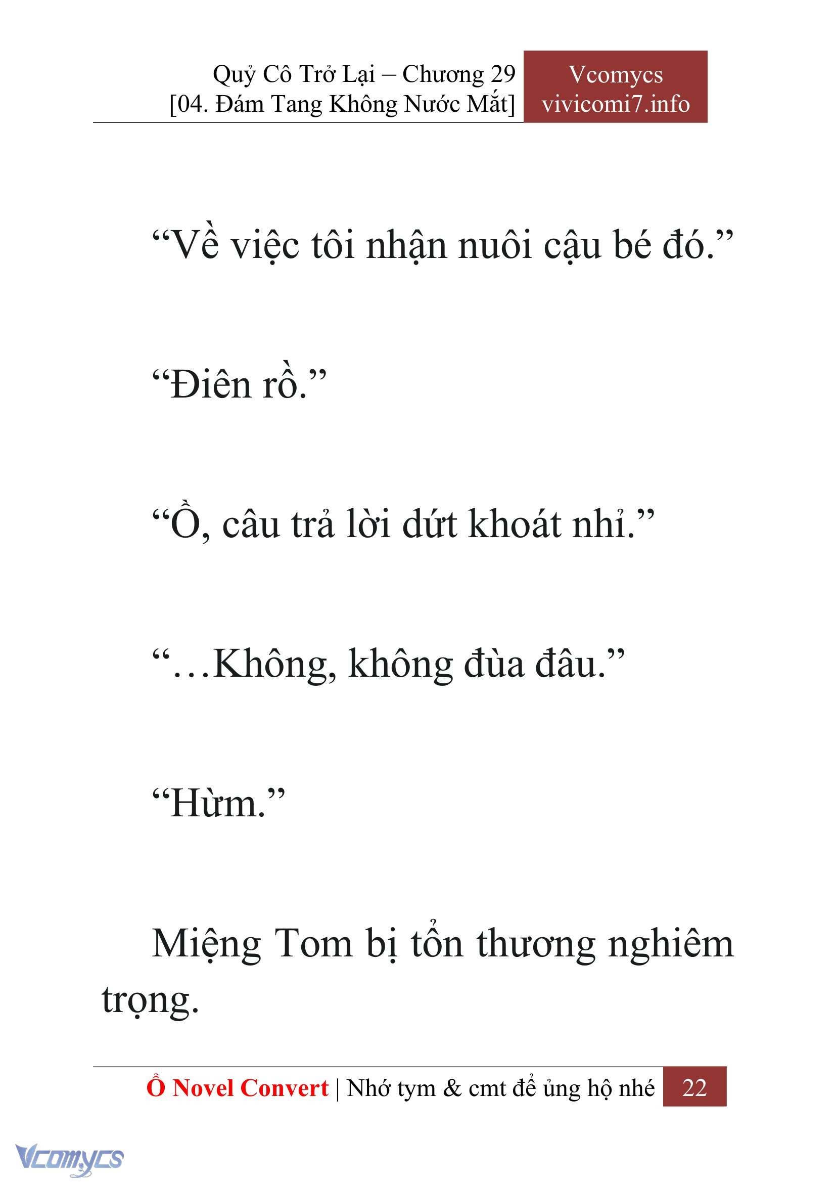 [Novel] Quý Cô Trở Lại Chap 29 - Trang 2