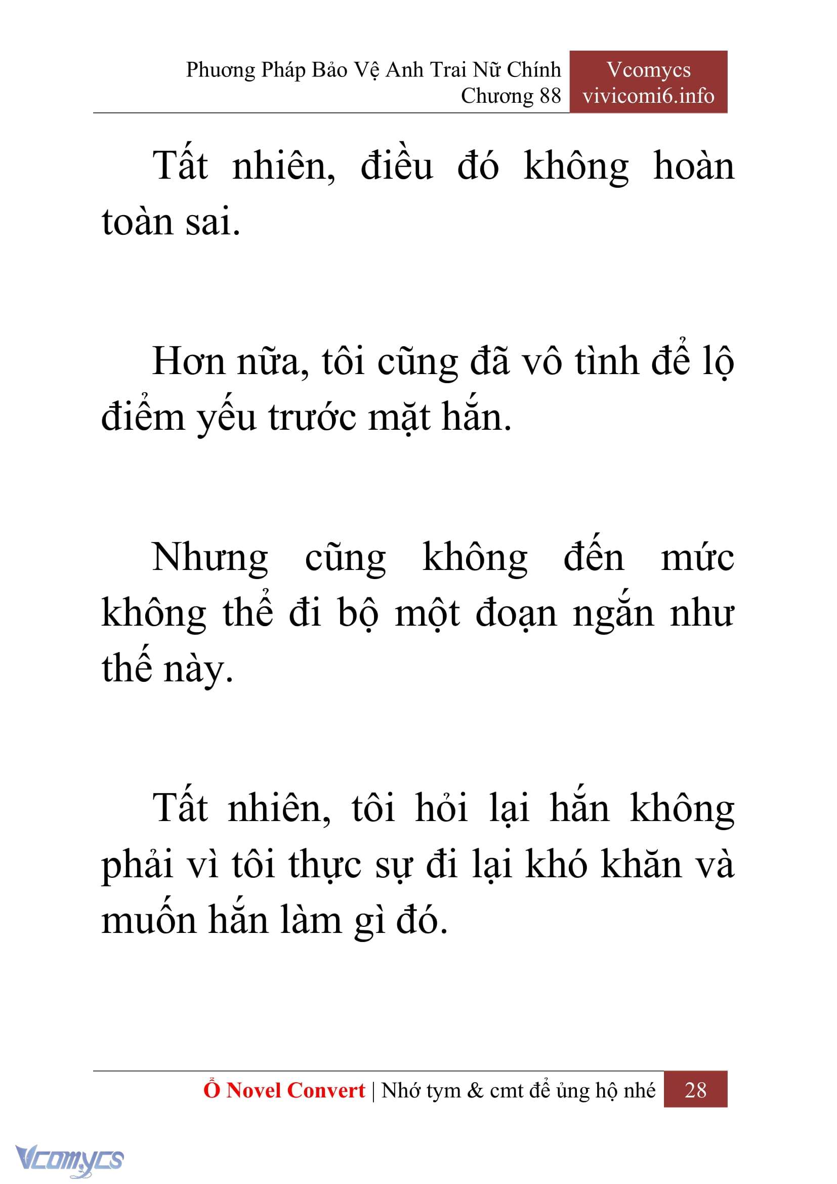 [Novel] Phương Pháp Bảo Vệ Anh Trai Nữ Chính Chap 88 - Trang 2