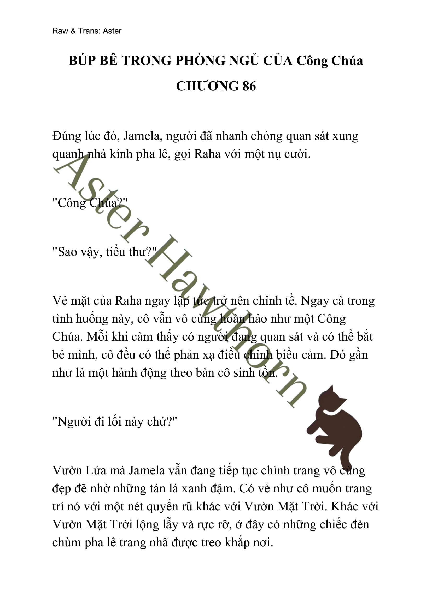 [NOVEL] Búp Bê Trong Phòng Ngủ Của Công Chúa Chap 86 - Next Chap 87