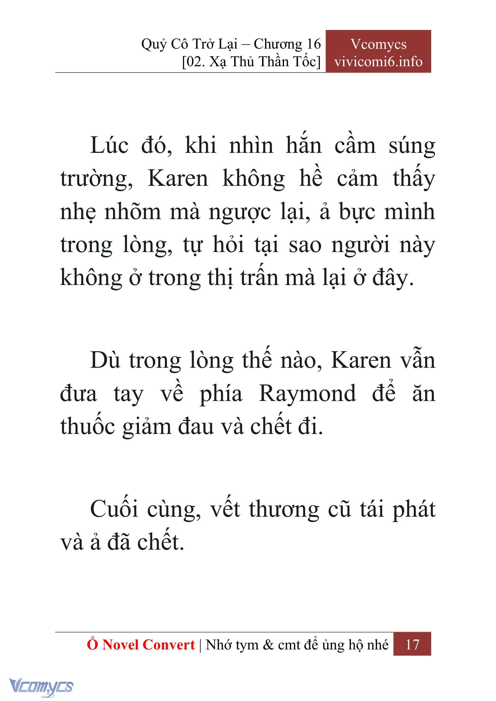 [Novel] Quý Cô Trở Lại Chap 16 - Trang 2
