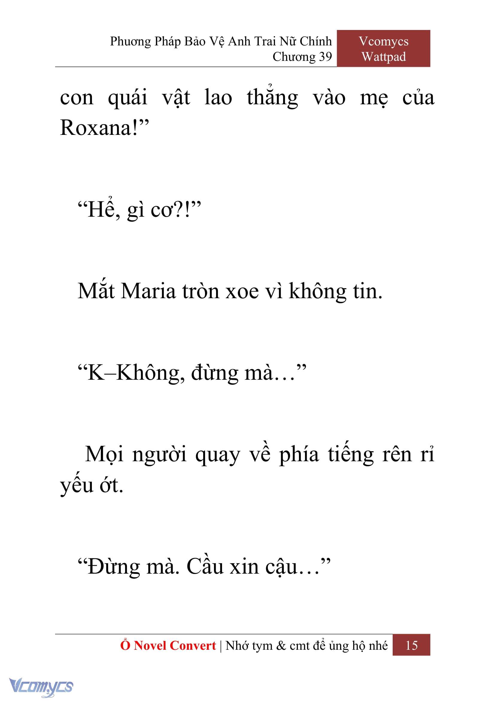 [Novel] Phương Pháp Bảo Vệ Anh Trai Nữ Chính Chap 39 - Trang 2