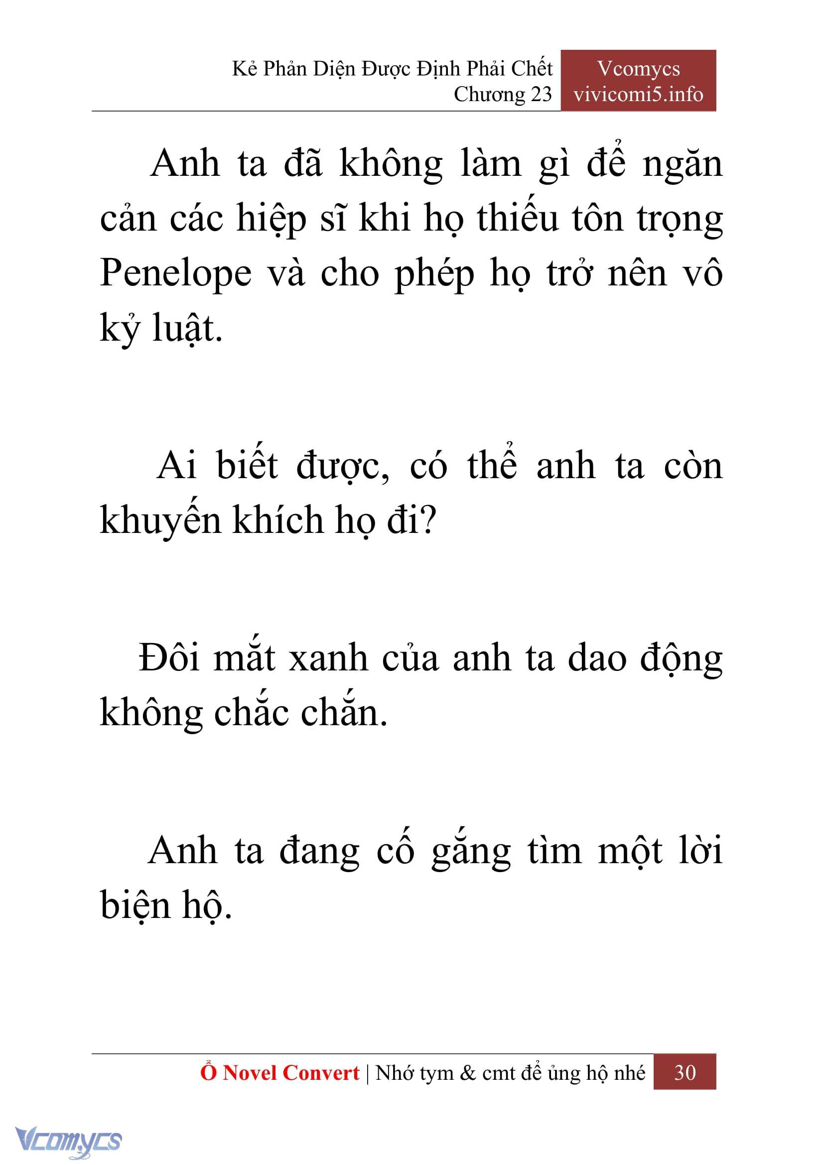 [Novel] Kẻ Phản Diện Được Định Phải Chết Chap 23 - Trang 2