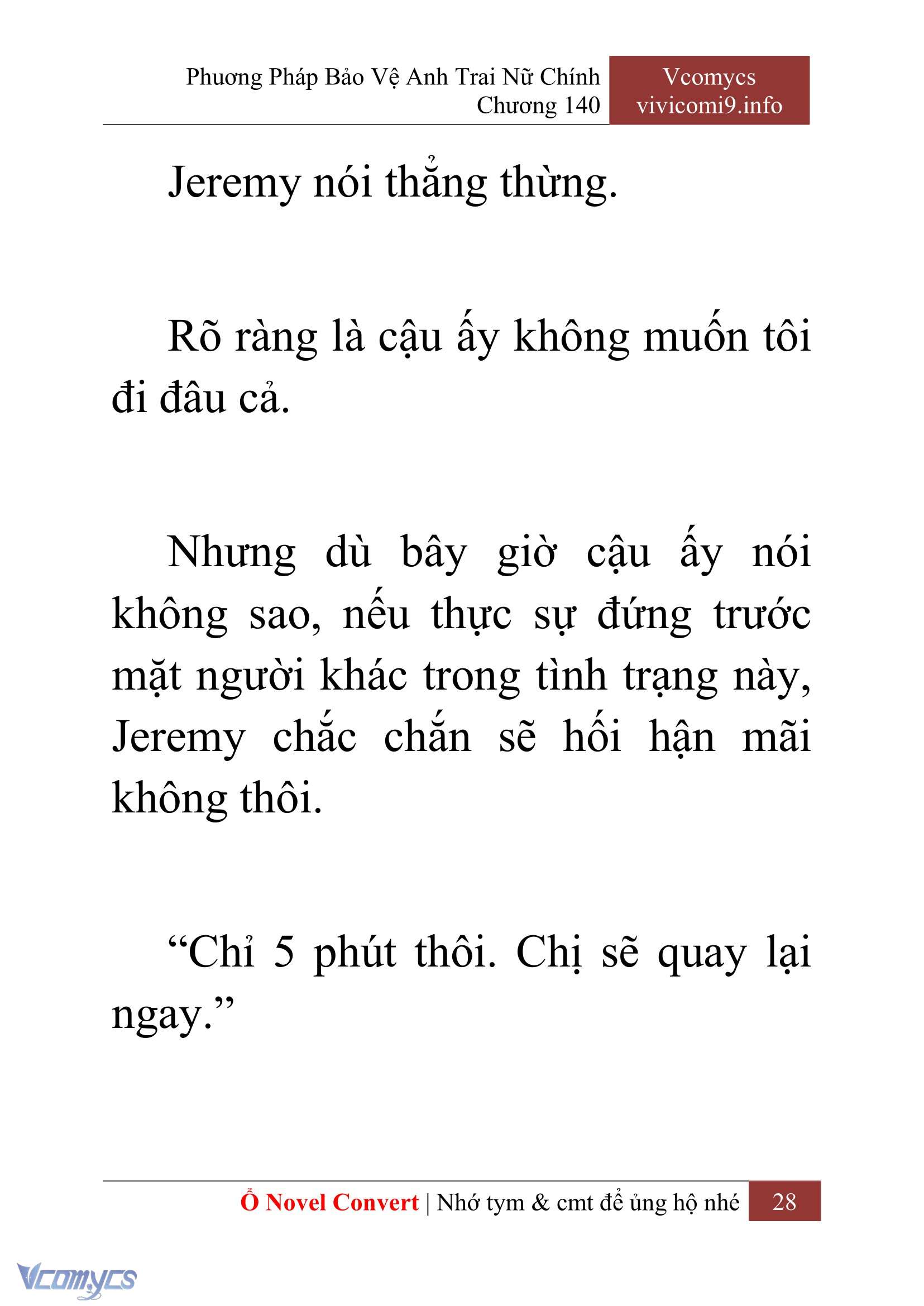 [Novel] Phương Pháp Bảo Vệ Anh Trai Nữ Chính Chap 140 - Trang 2