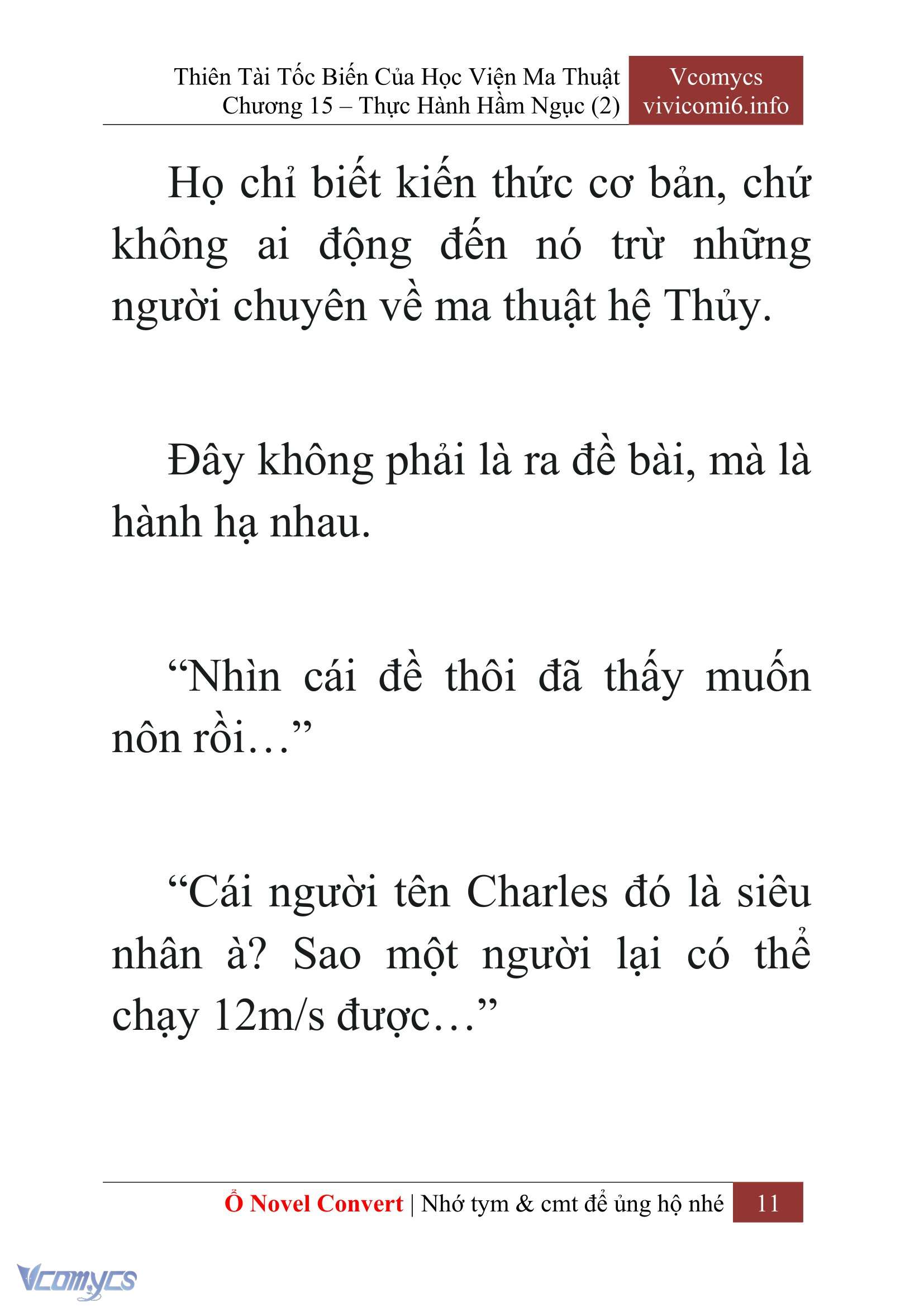 [Novel] Thiên Tài Tốc Biến Của Học Viện Ma Thuật Chap 15 - Trang 2