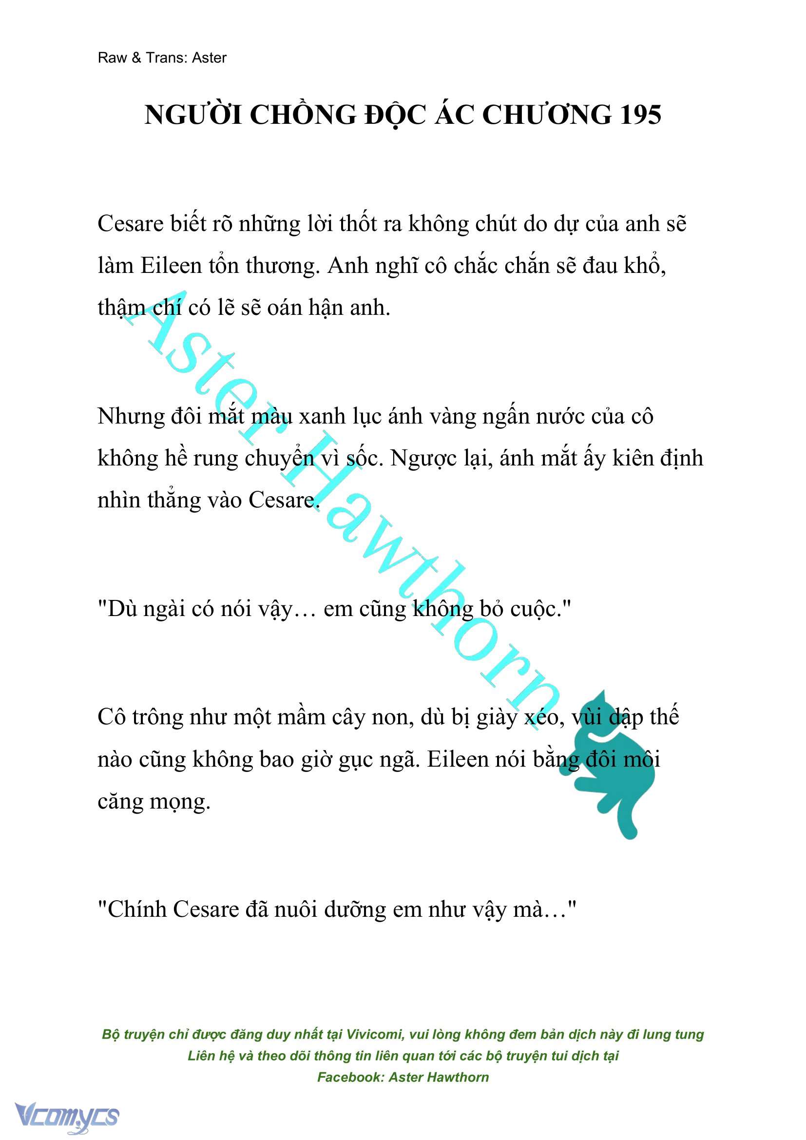 [NOVEL] Người Chồng Độc Ác Chap 195 - Trang 2