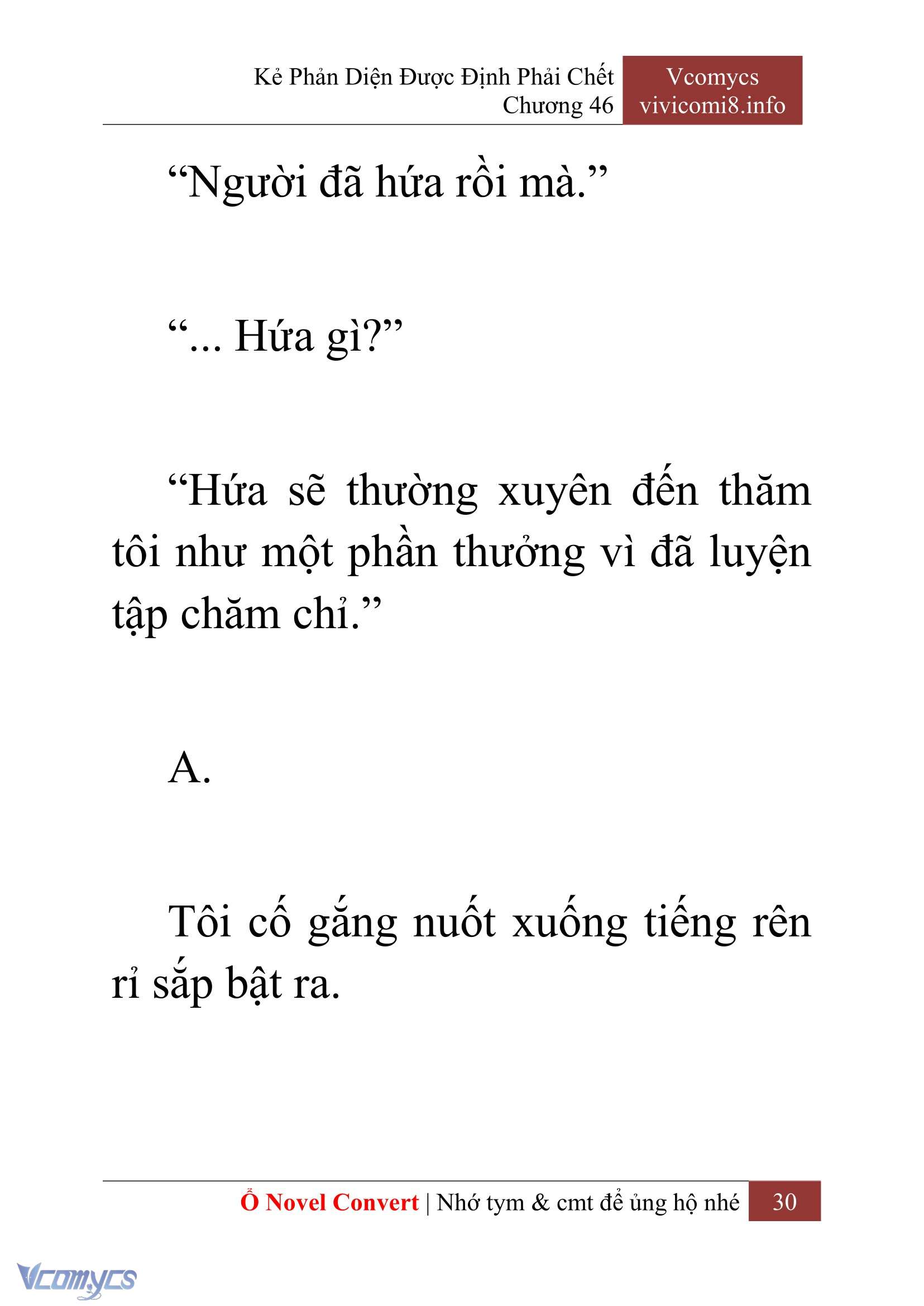 [Novel] Kẻ Phản Diện Được Định Phải Chết Chap 46 - Trang 2