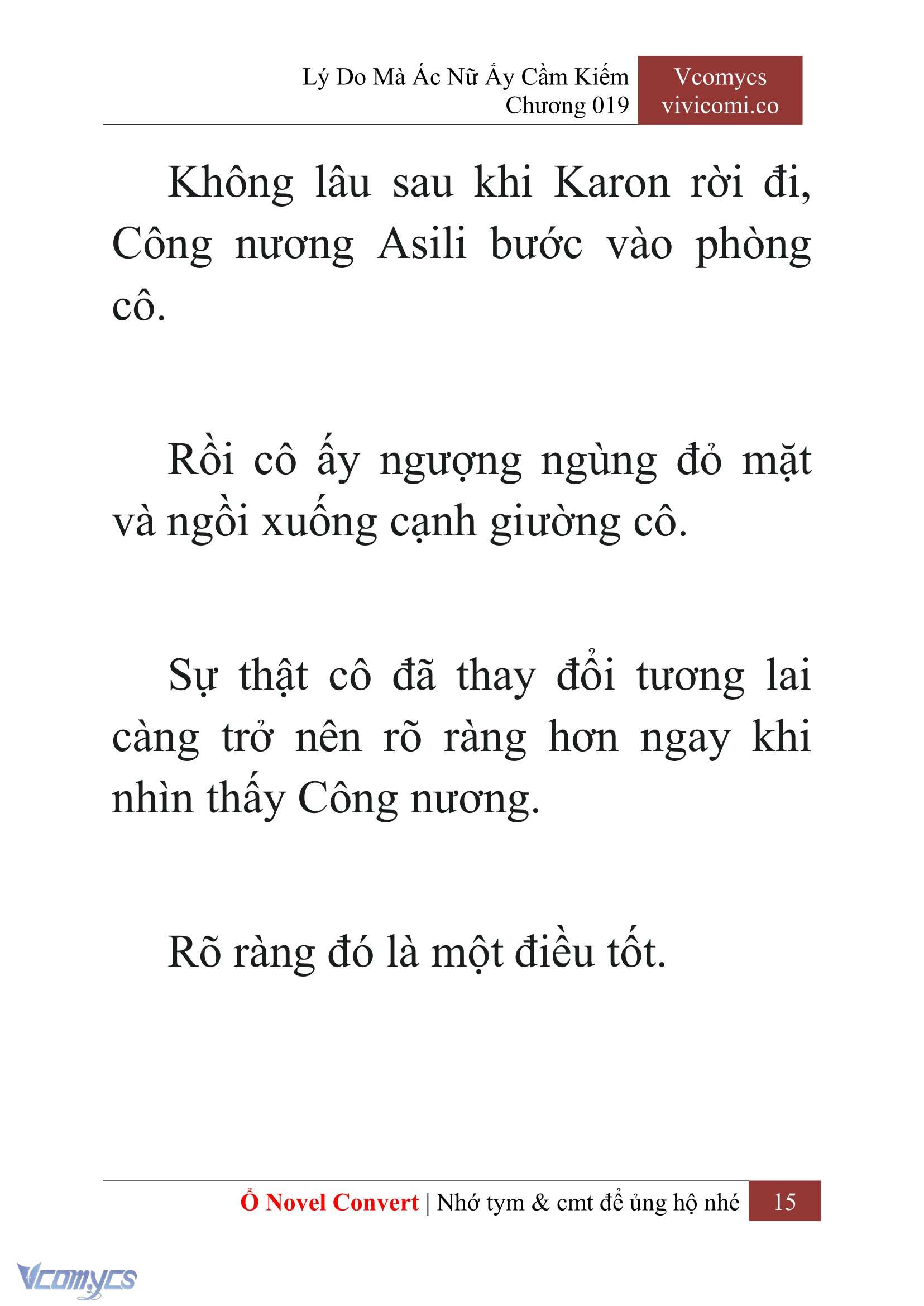 [Novel] Lý Do Mà Ác Nữ Ấy Cầm Kiếm Chap 19 - Next Chap 20