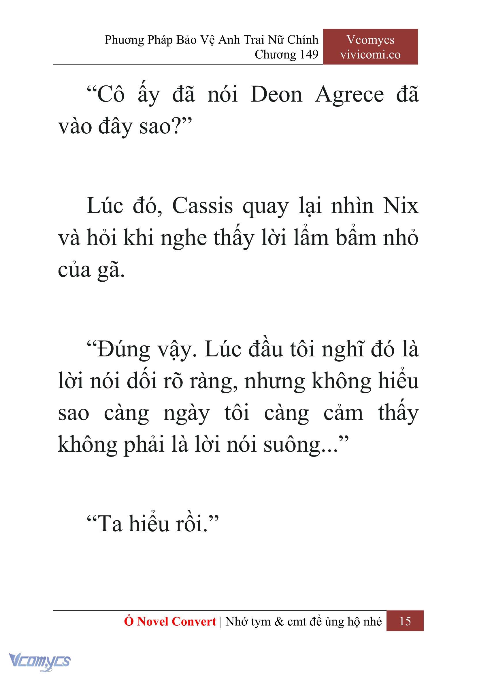 [Novel] Phương Pháp Bảo Vệ Anh Trai Nữ Chính Chap 149 - Next 