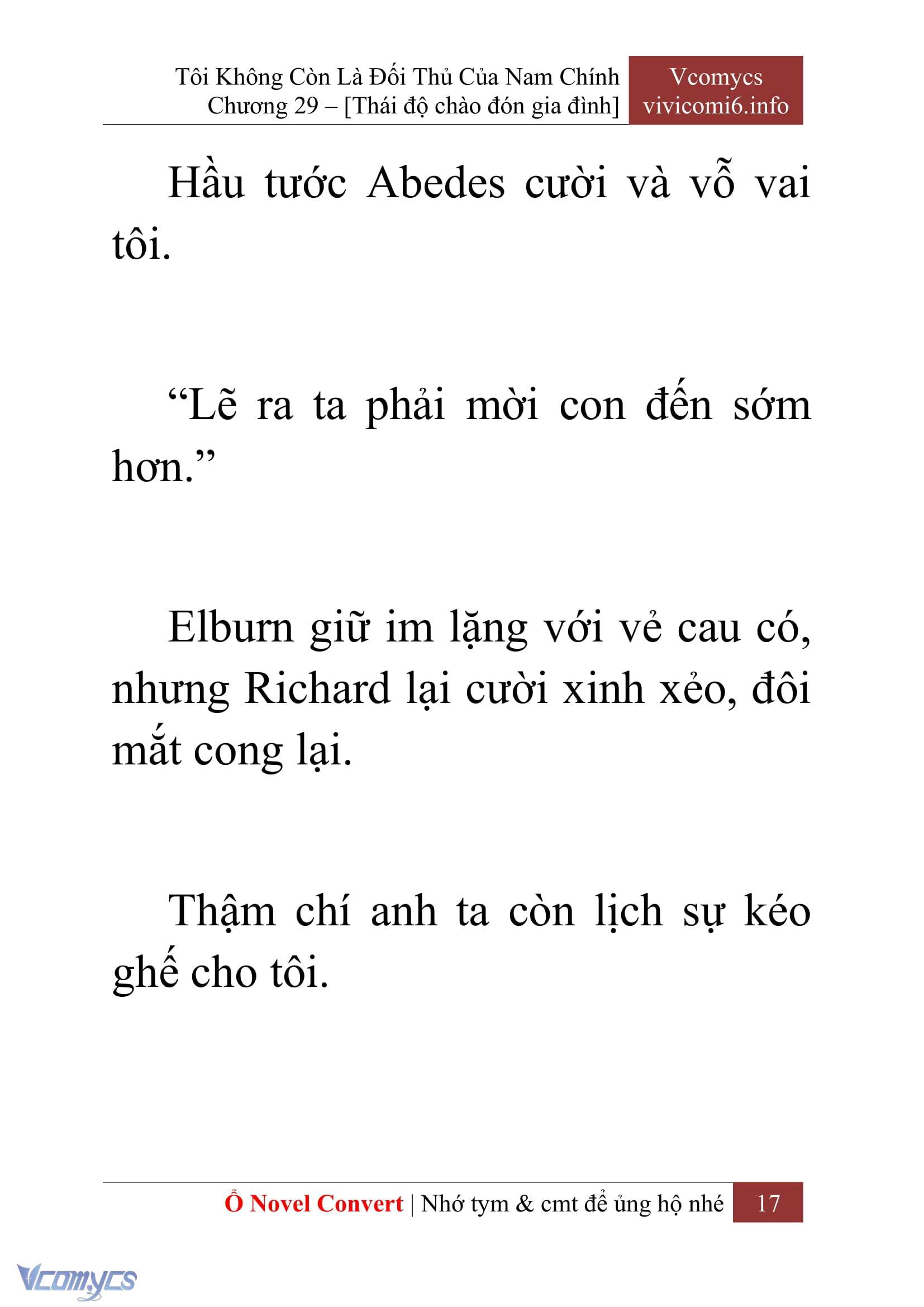[Novel] Tôi Không Còn Là Đối Thủ Của Nam Chính Chap 29 - Trang 2