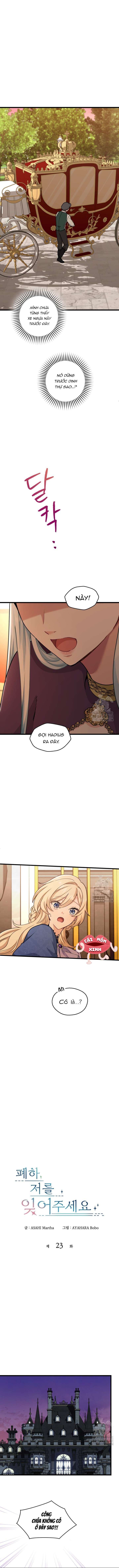 Bệ Hạ, Xin Hãy Quên Tôi Đi Chap 23 - Trang 2