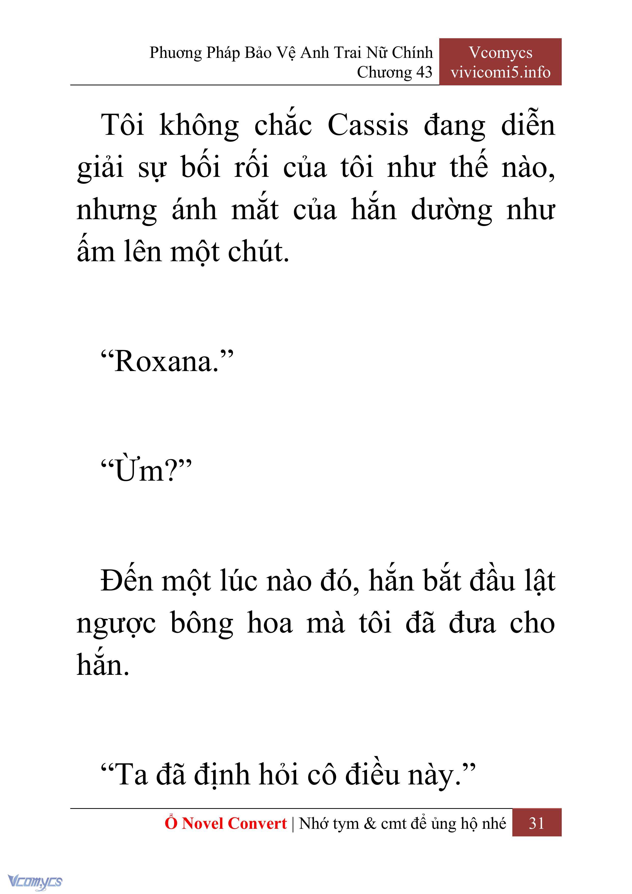 [Novel] Phương Pháp Bảo Vệ Anh Trai Nữ Chính Chap 43 - Trang 2