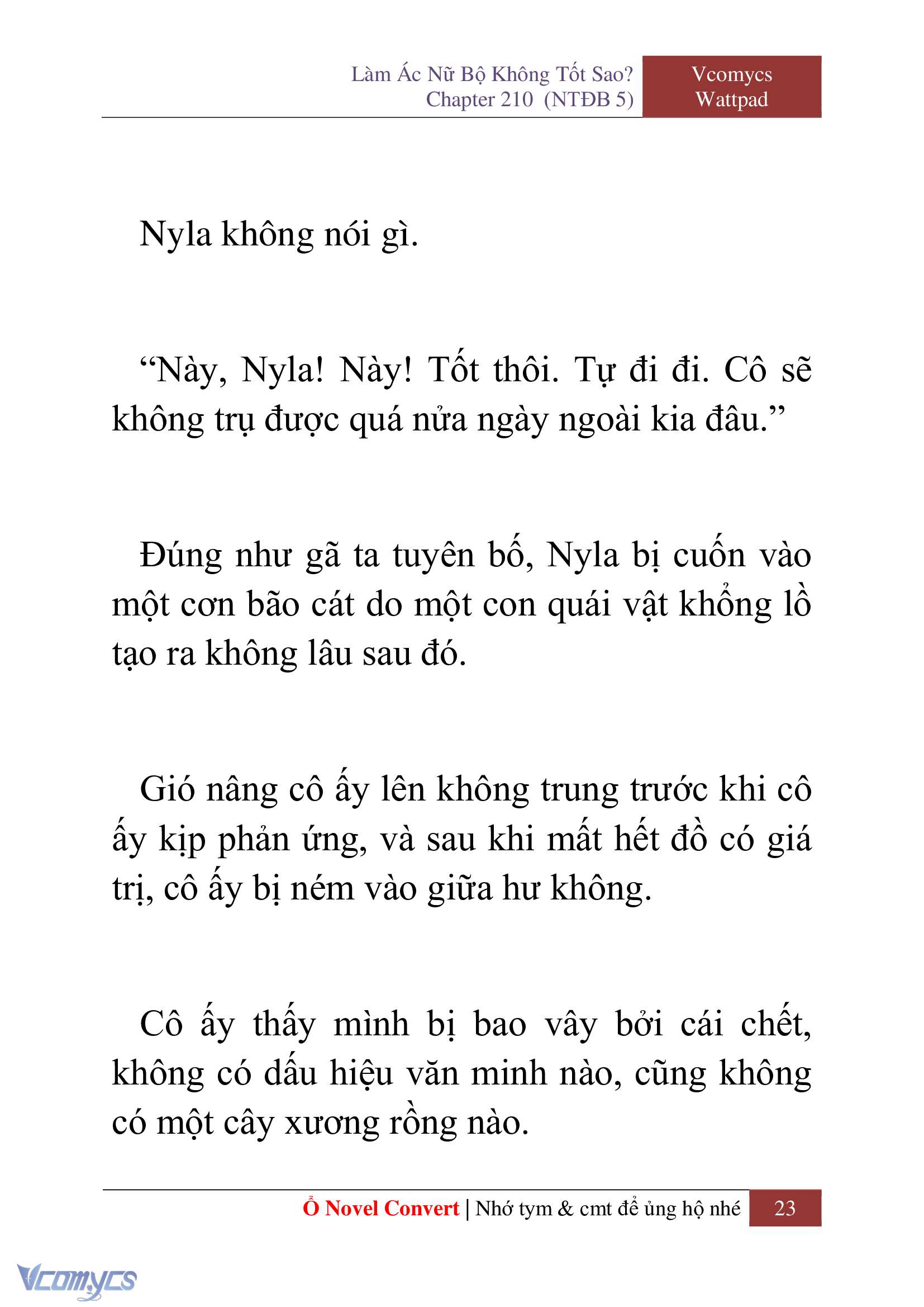 [Novel] Làm Ác Nữ Bộ Không Tốt Sao? Chap 210 - Trang 2