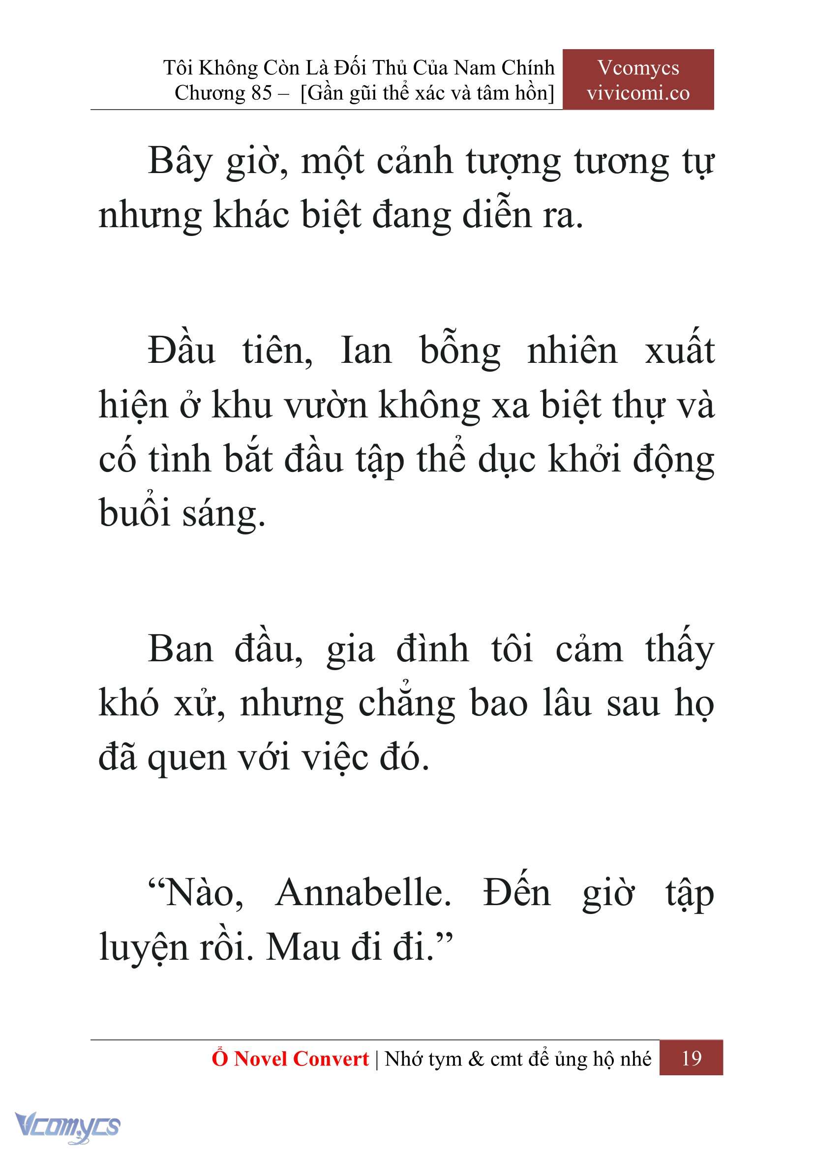 [Novel] Tôi Không Còn Là Đối Thủ Của Nam Chính Chap 85 - Next 