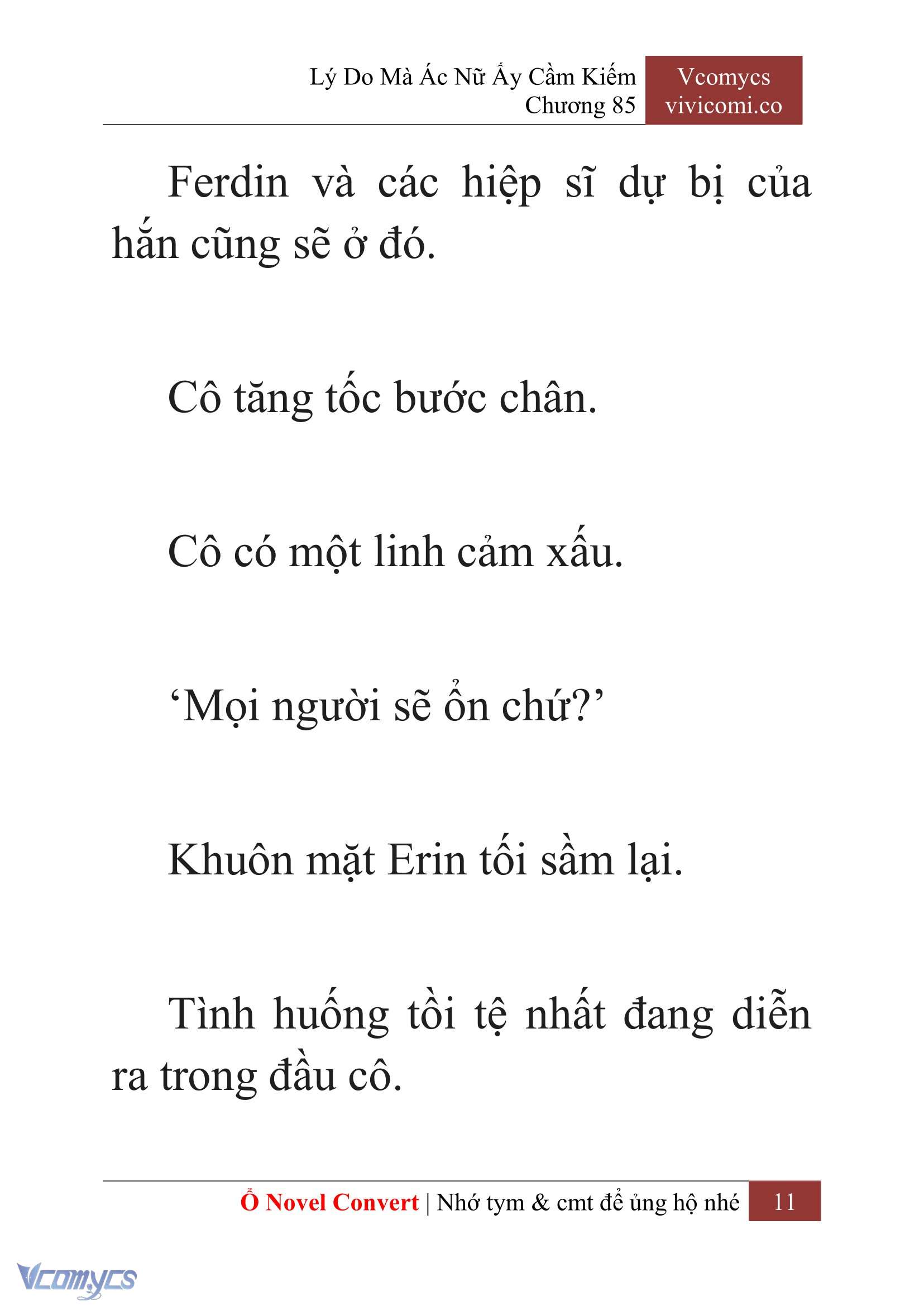 [Novel] Lý Do Mà Ác Nữ Ấy Cầm Kiếm Chap 85 - Trang 2
