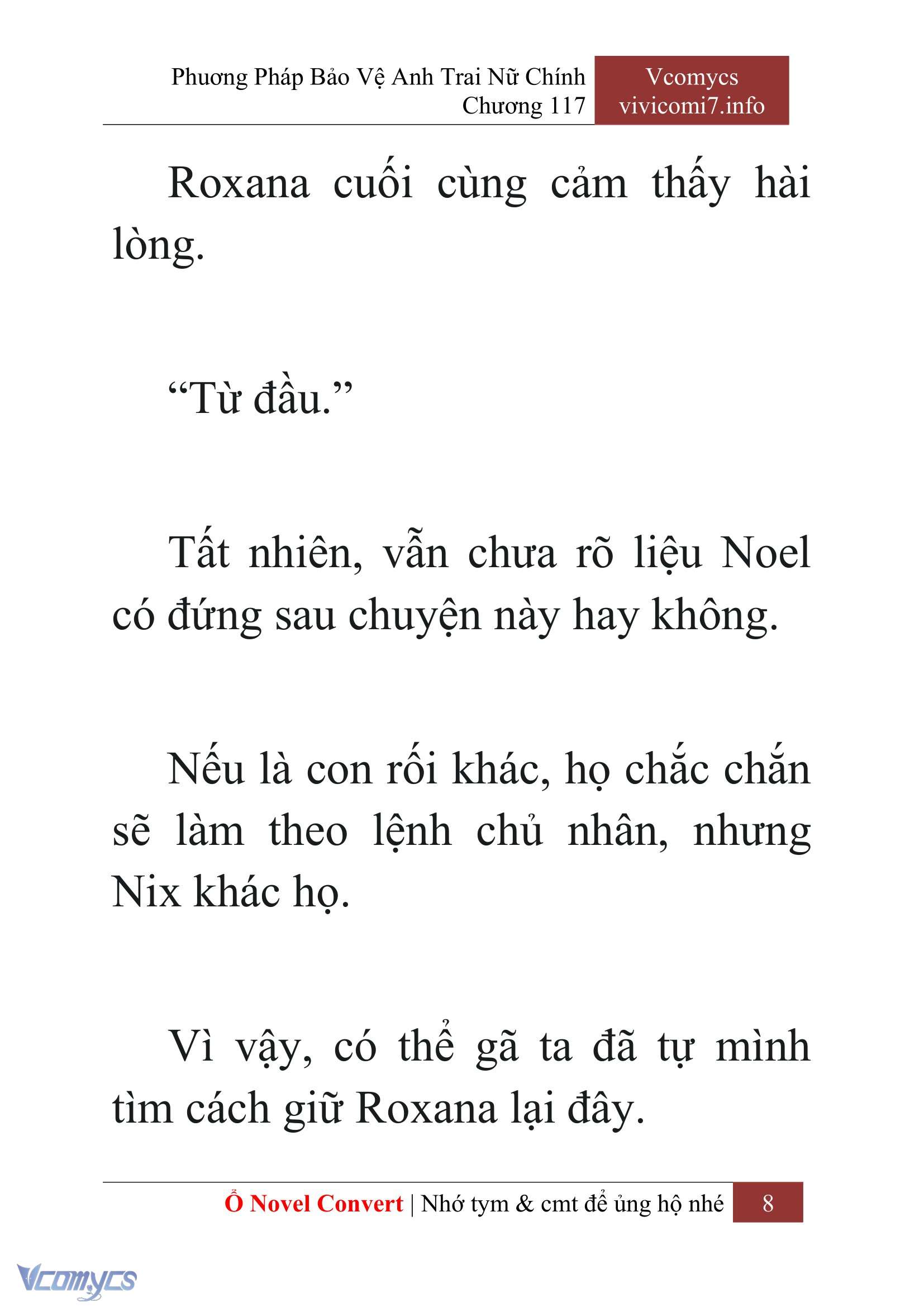 [Novel] Phương Pháp Bảo Vệ Anh Trai Nữ Chính Chap 117 - Trang 2