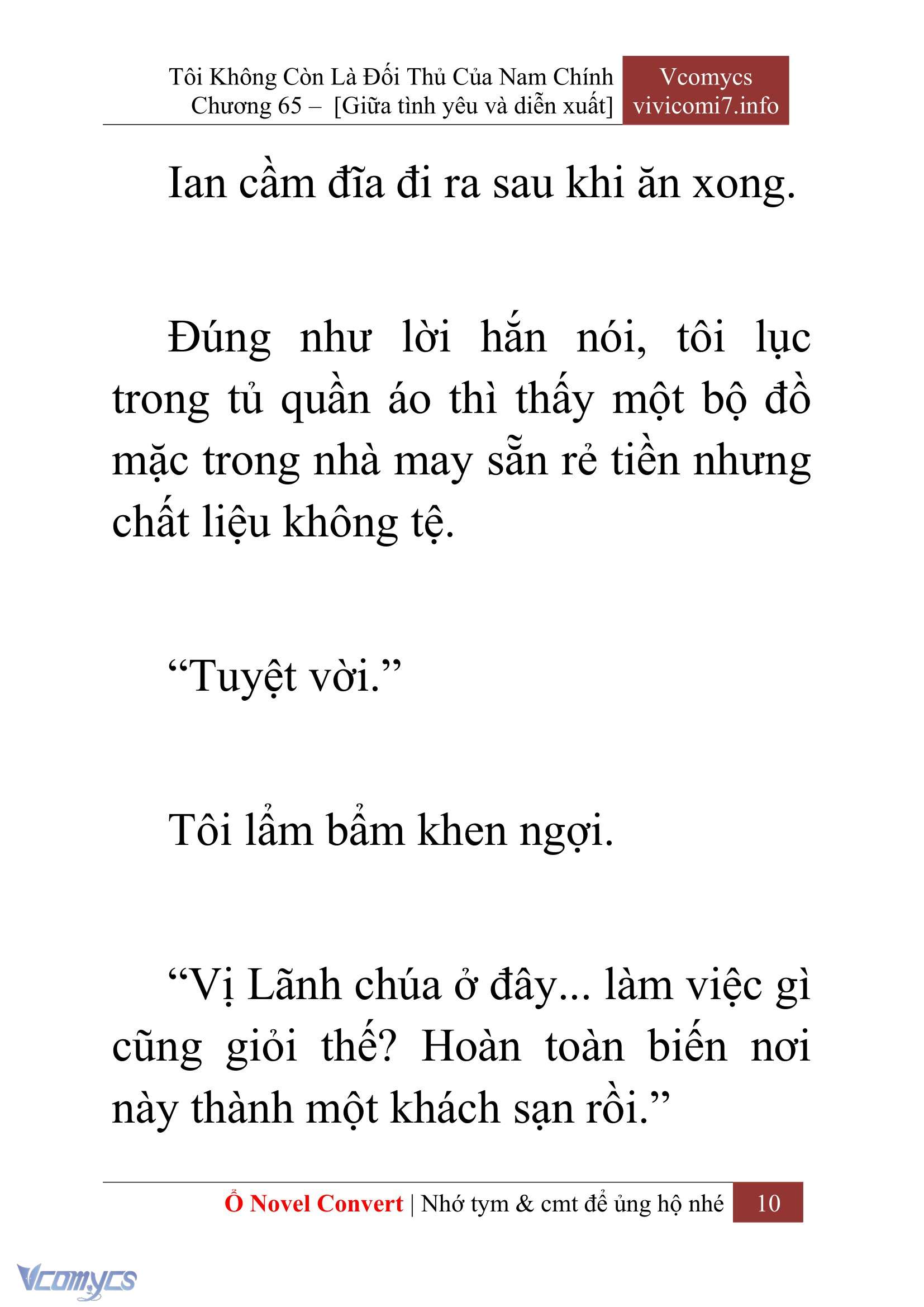 [Novel] Tôi Không Còn Là Đối Thủ Của Nam Chính Chap 65 - Trang 2