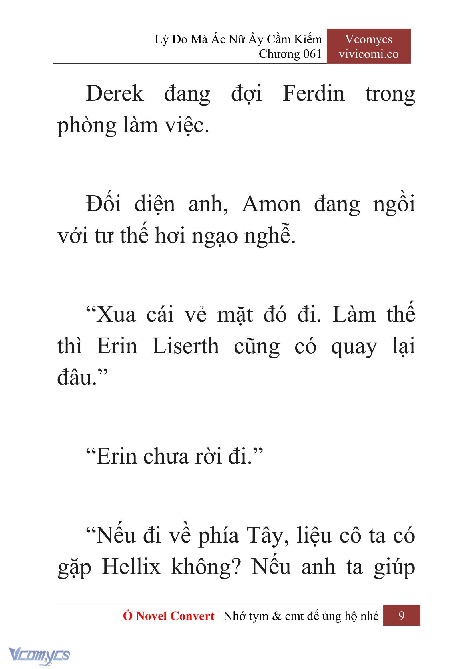 [Novel] Lý Do Mà Ác Nữ Ấy Cầm Kiếm Chap 61 - Trang 2
