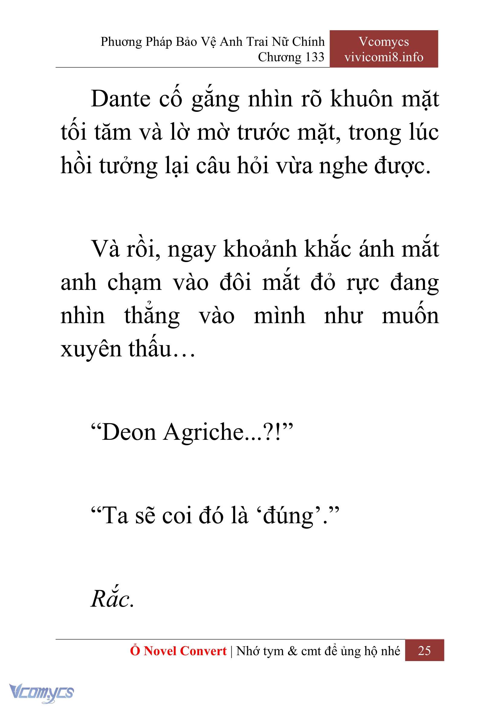 [Novel] Phương Pháp Bảo Vệ Anh Trai Nữ Chính Chap 133 - Trang 2