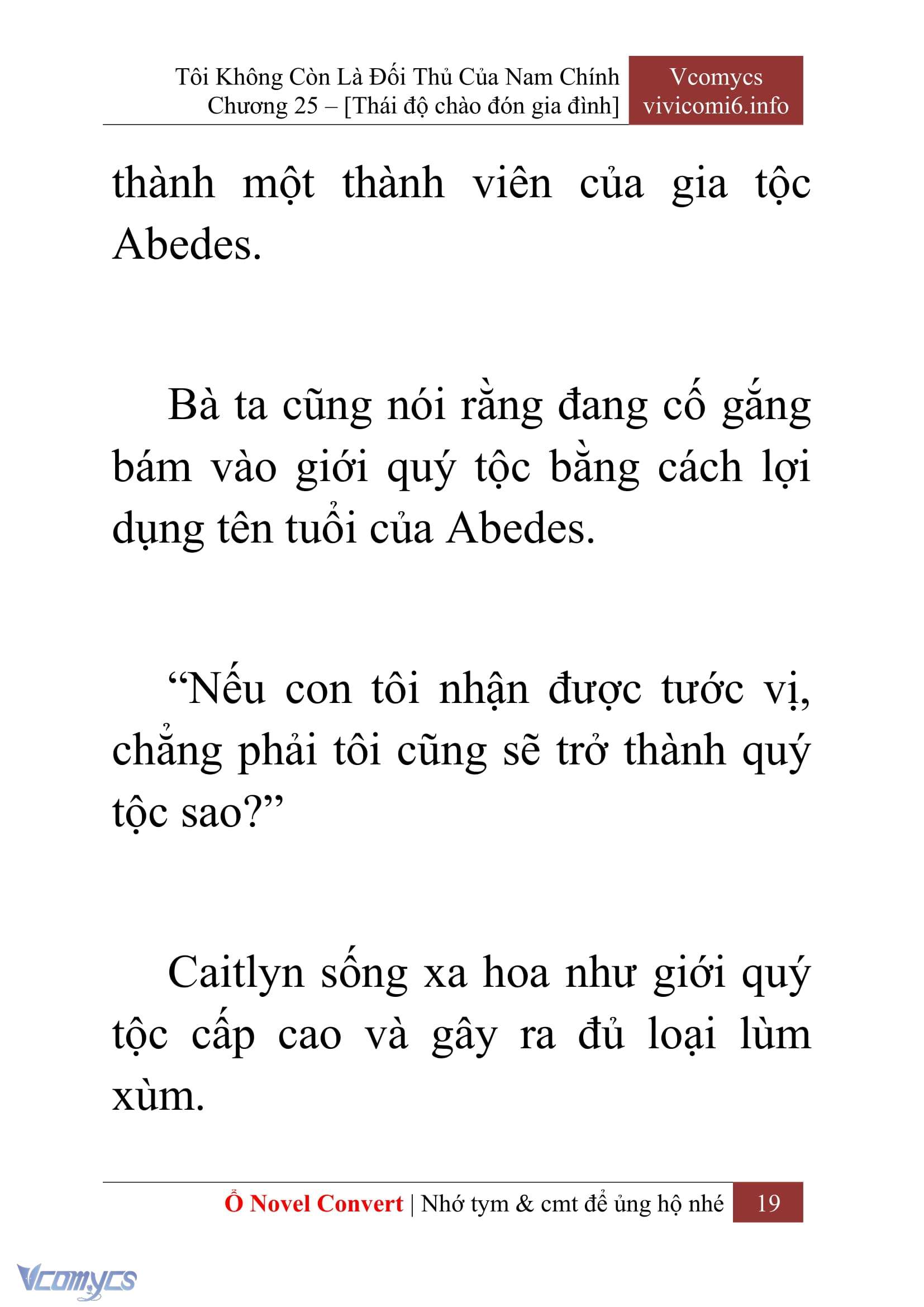 [Novel] Tôi Không Còn Là Đối Thủ Của Nam Chính Chap 25 - Trang 2