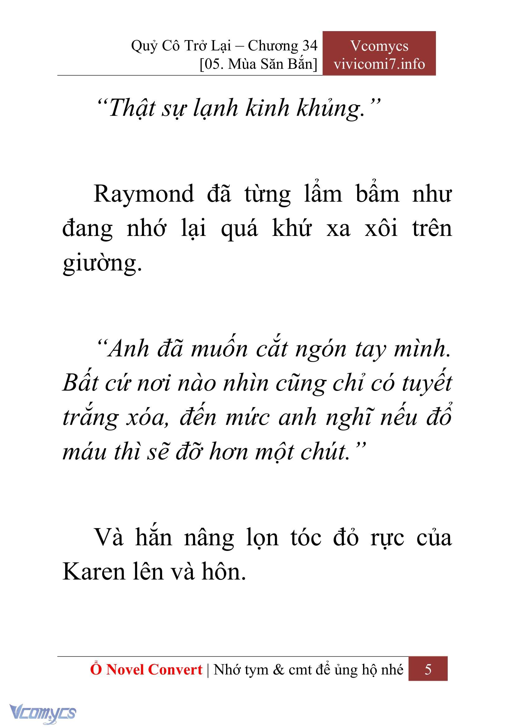 [Novel] Quý Cô Trở Lại Chap 34 - Trang 2