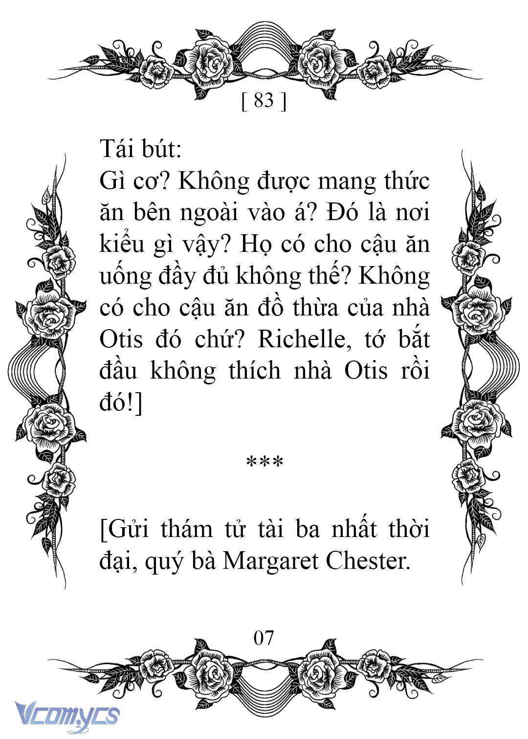 [Novel] Chào Mừng Đến Với Dinh Thự Hoa Hồng Chap 83 - Trang 2