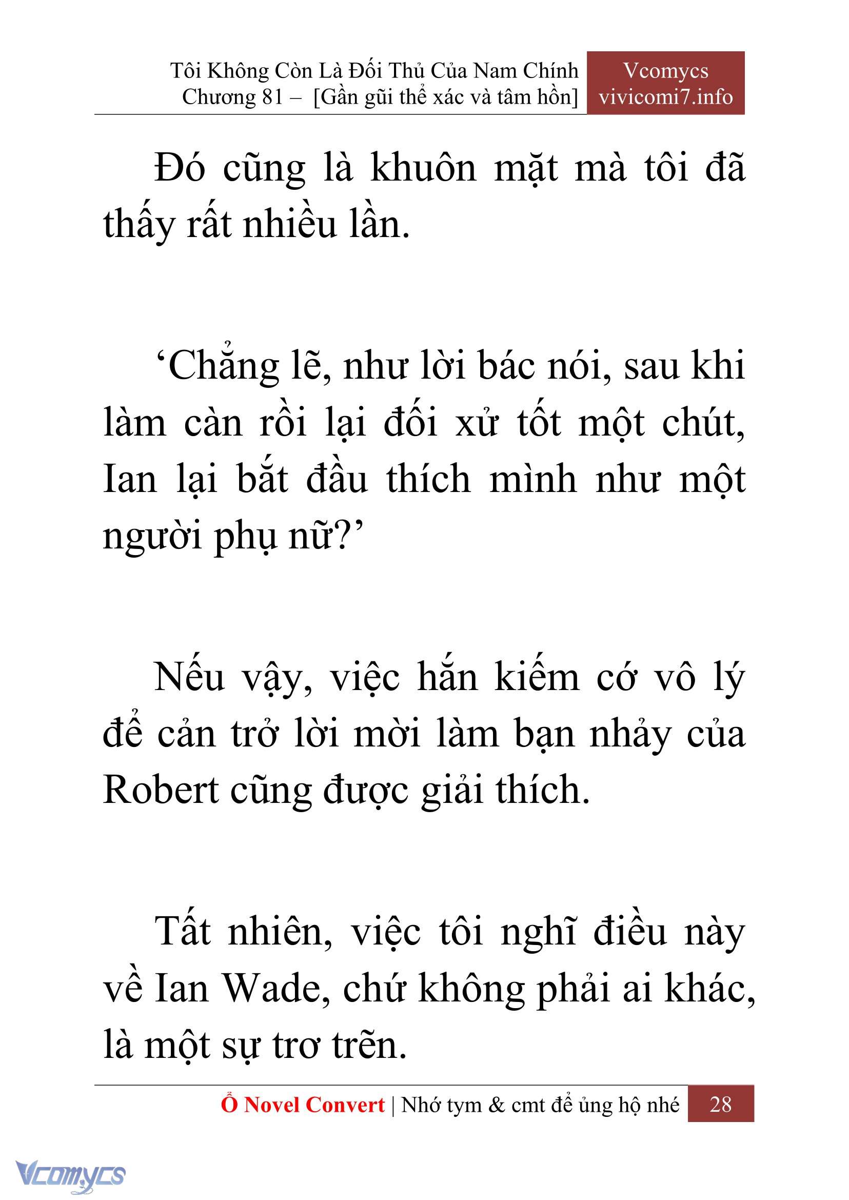[Novel] Tôi Không Còn Là Đối Thủ Của Nam Chính Chap 81 - Next 