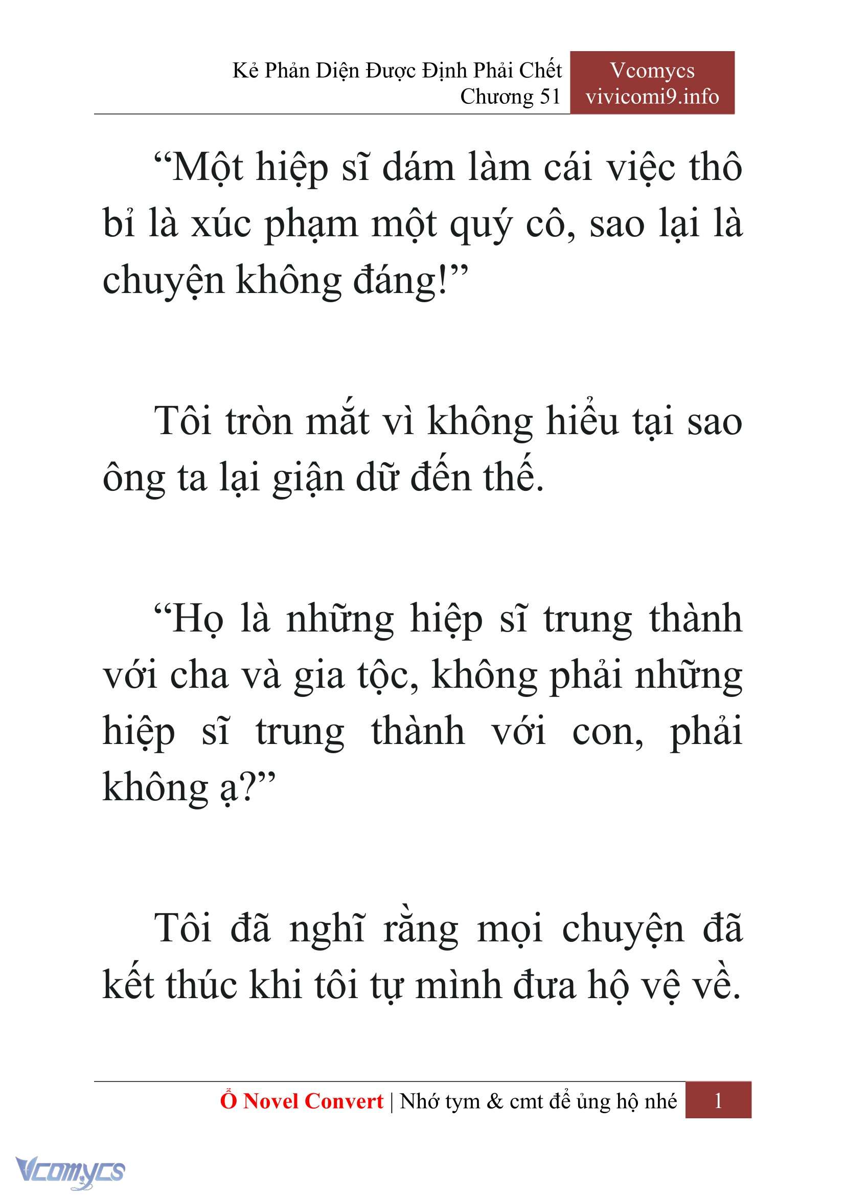 [Novel] Kẻ Phản Diện Được Định Phải Chết Chap 51 - Trang 2