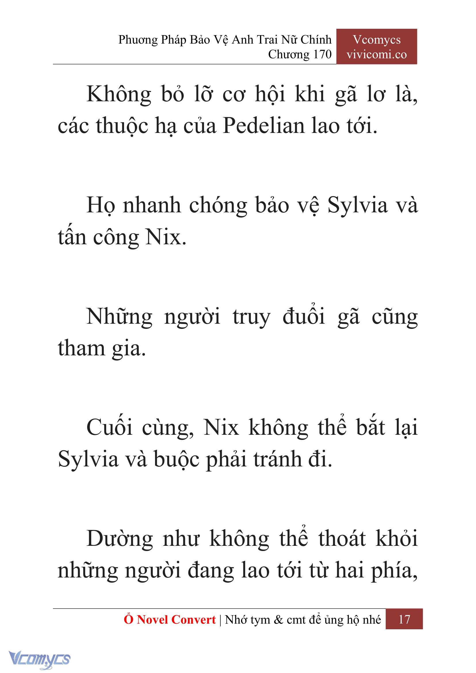 [Novel] Phương Pháp Bảo Vệ Anh Trai Nữ Chính Chap 170 - Trang 2