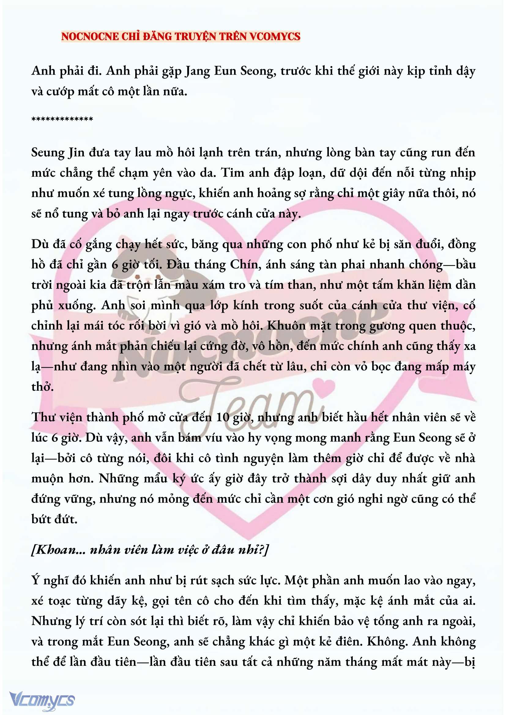 [NOVEL] CHÚNG TA KẾT THÚC VÀO MÙA THU Chap 62 - Next Chap 63