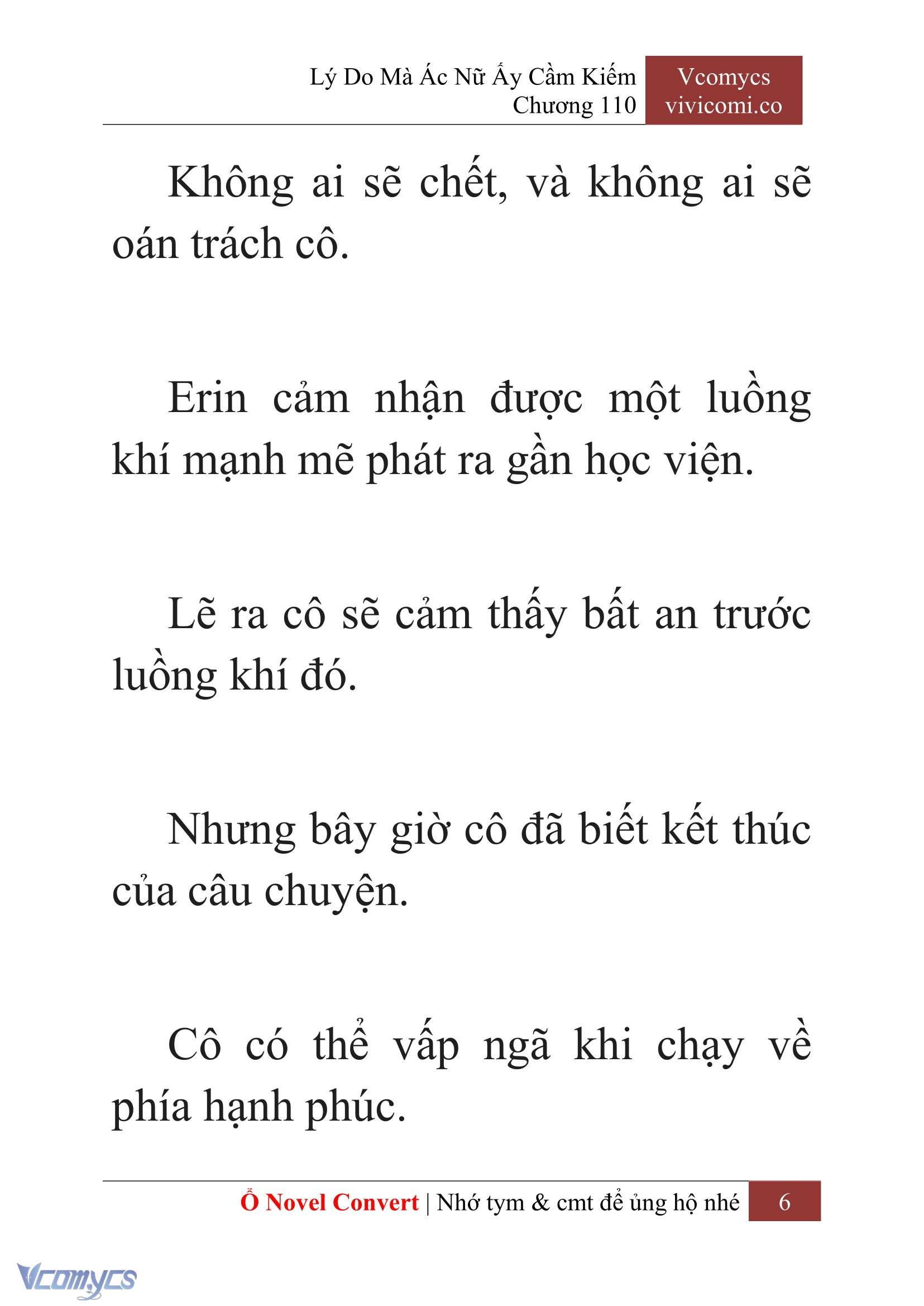 [Novel] Lý Do Mà Ác Nữ Ấy Cầm Kiếm Chap 110 - Next 