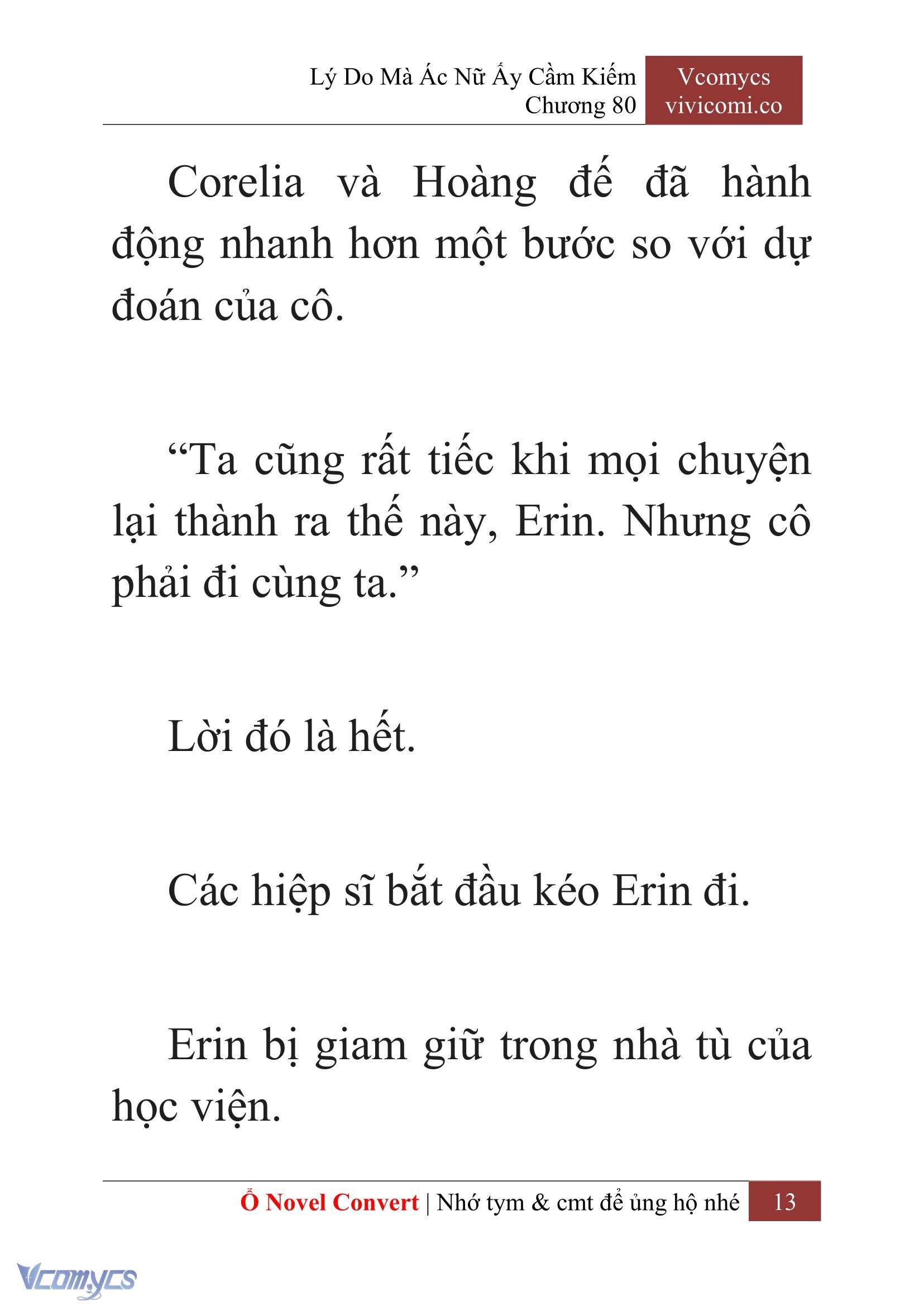 [Novel] Lý Do Mà Ác Nữ Ấy Cầm Kiếm Chap 80 - Trang 2