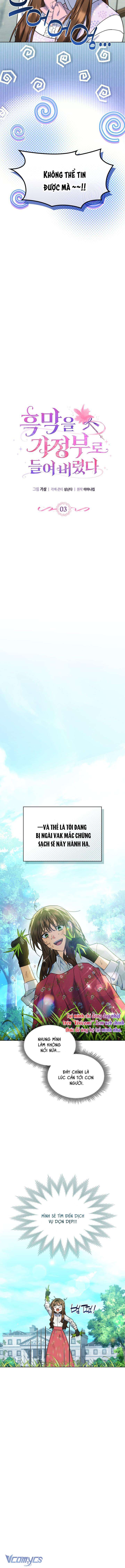 Tôi Đã Đưa Phản Diện Vào Làm Người Giúp Việc Chap 3 - Trang 3