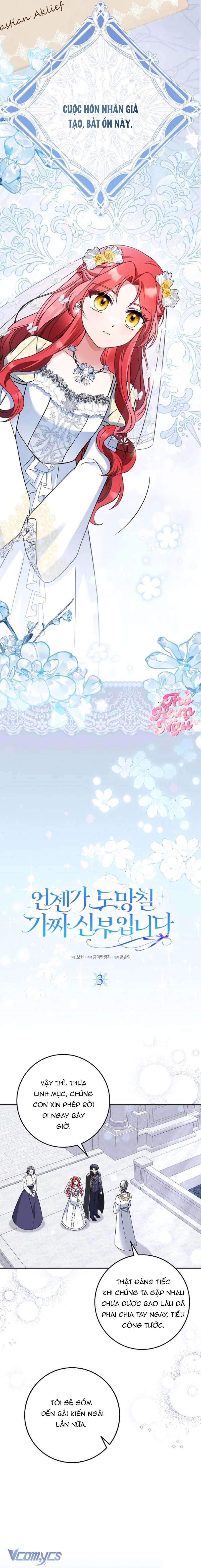 Nàng Dâu Giả Sẽ Bỏ Trốn Vào Một Ngày Nào Đó Chap 3 - Next 