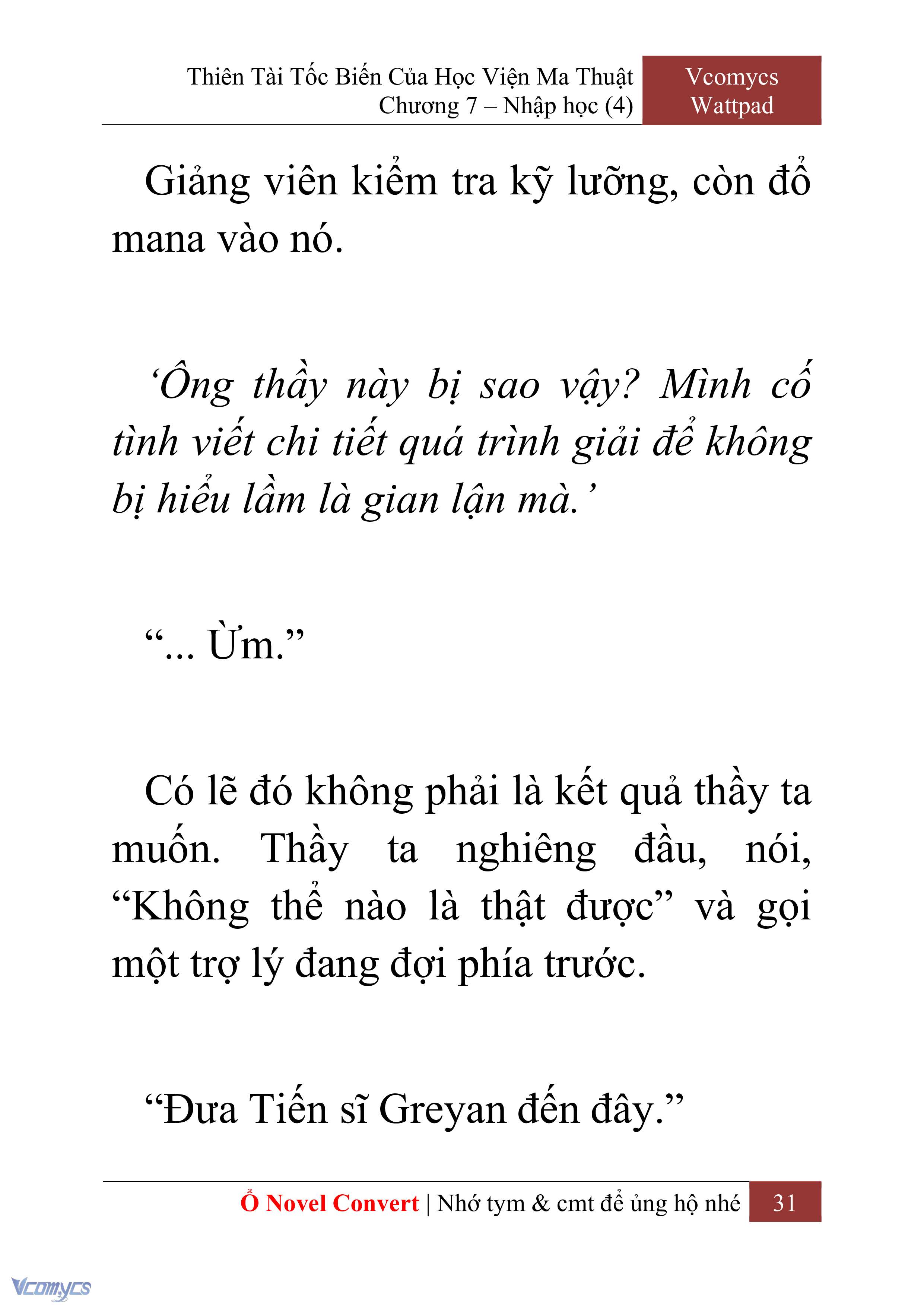 [Novel] Thiên Tài Tốc Biến Của Học Viện Ma Thuật Chap 7 - Trang 2