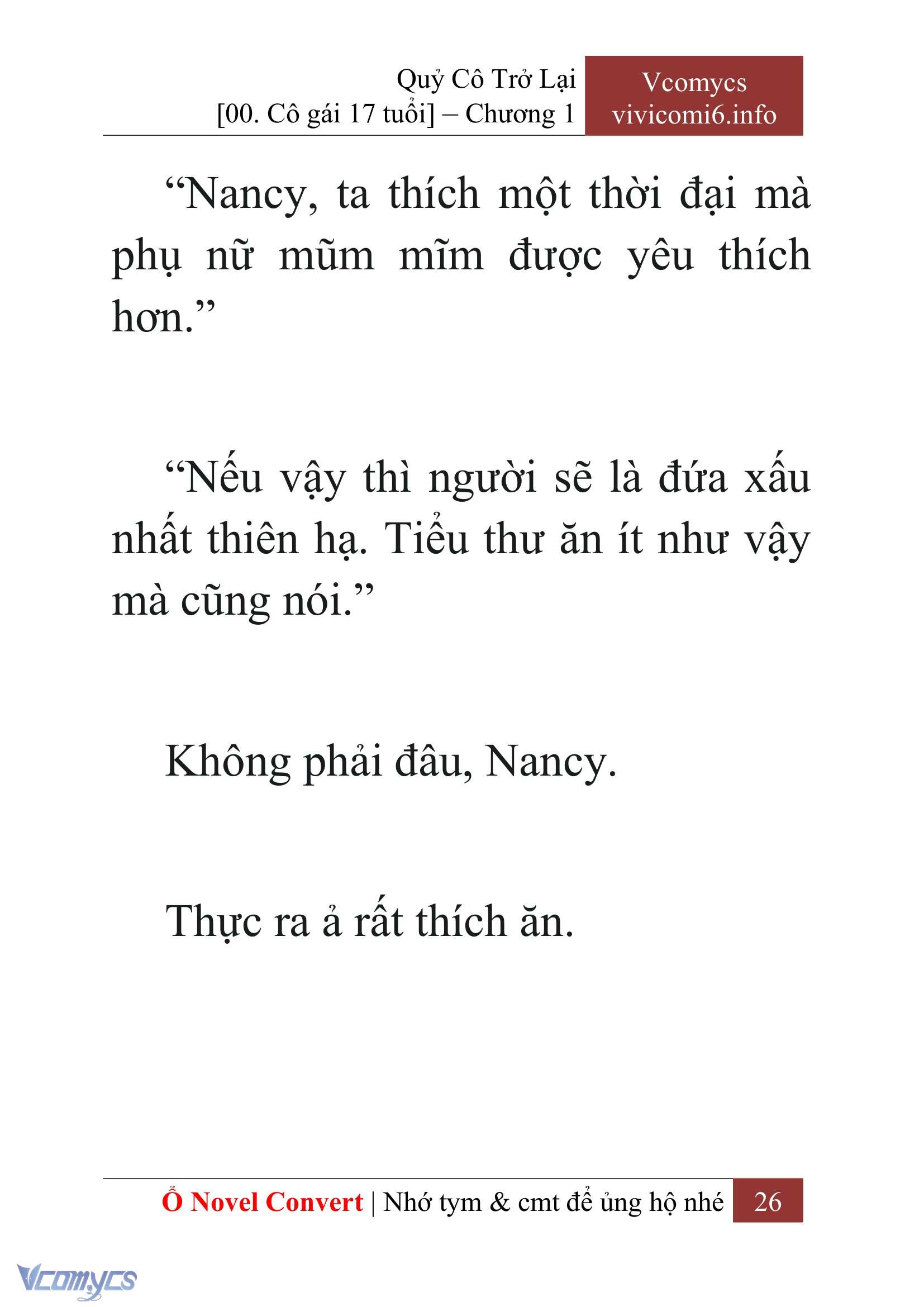 [Novel] Quý Cô Trở Lại Chap 1 - Trang 2