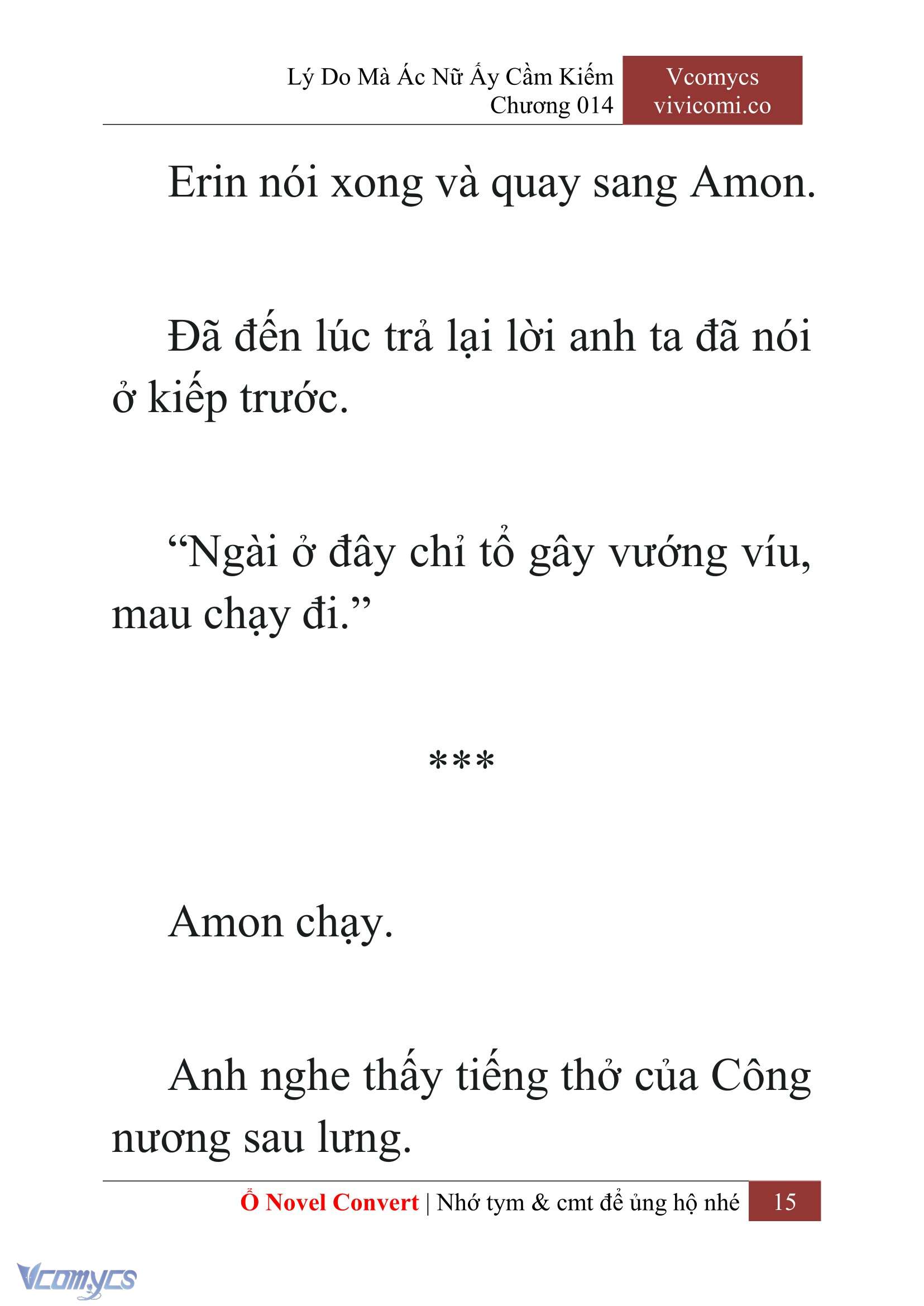 [Novel] Lý Do Mà Ác Nữ Ấy Cầm Kiếm Chap 14 - Trang 2