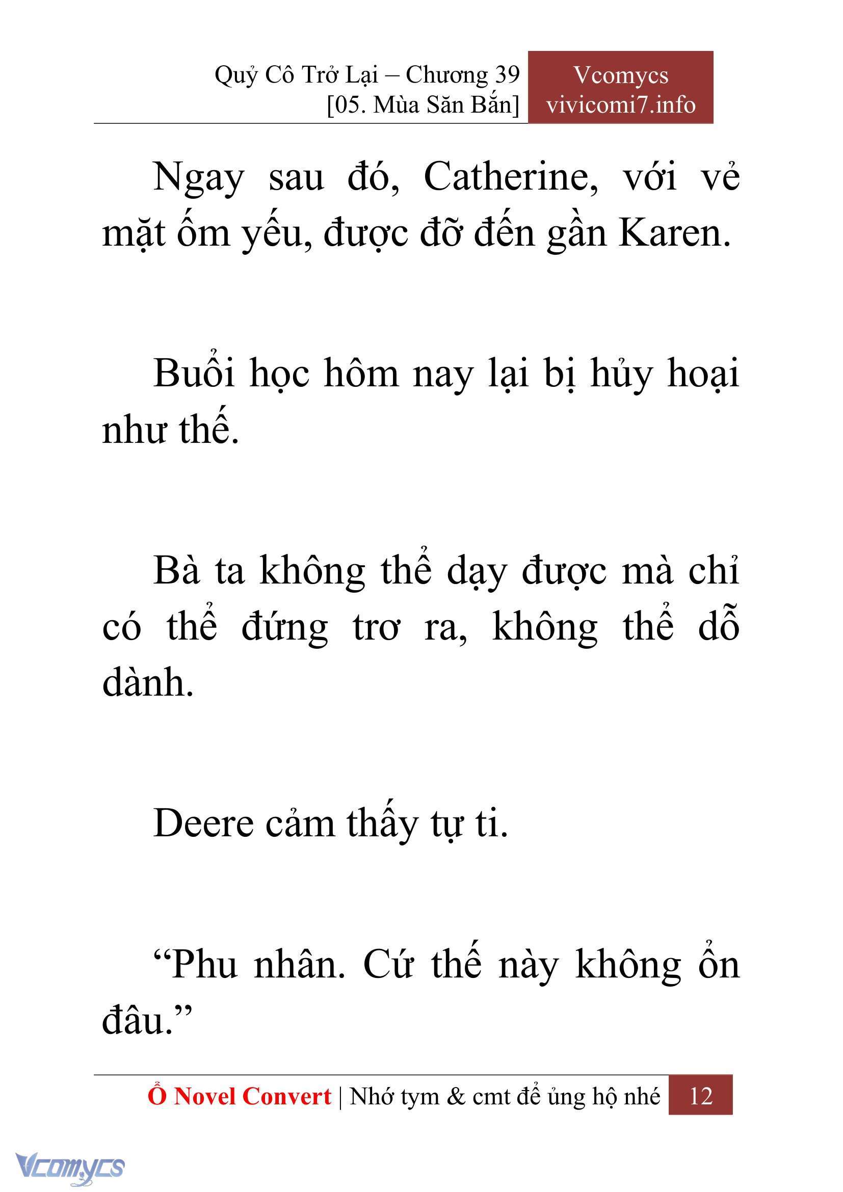 [Novel] Quý Cô Trở Lại Chap 39 - Trang 2