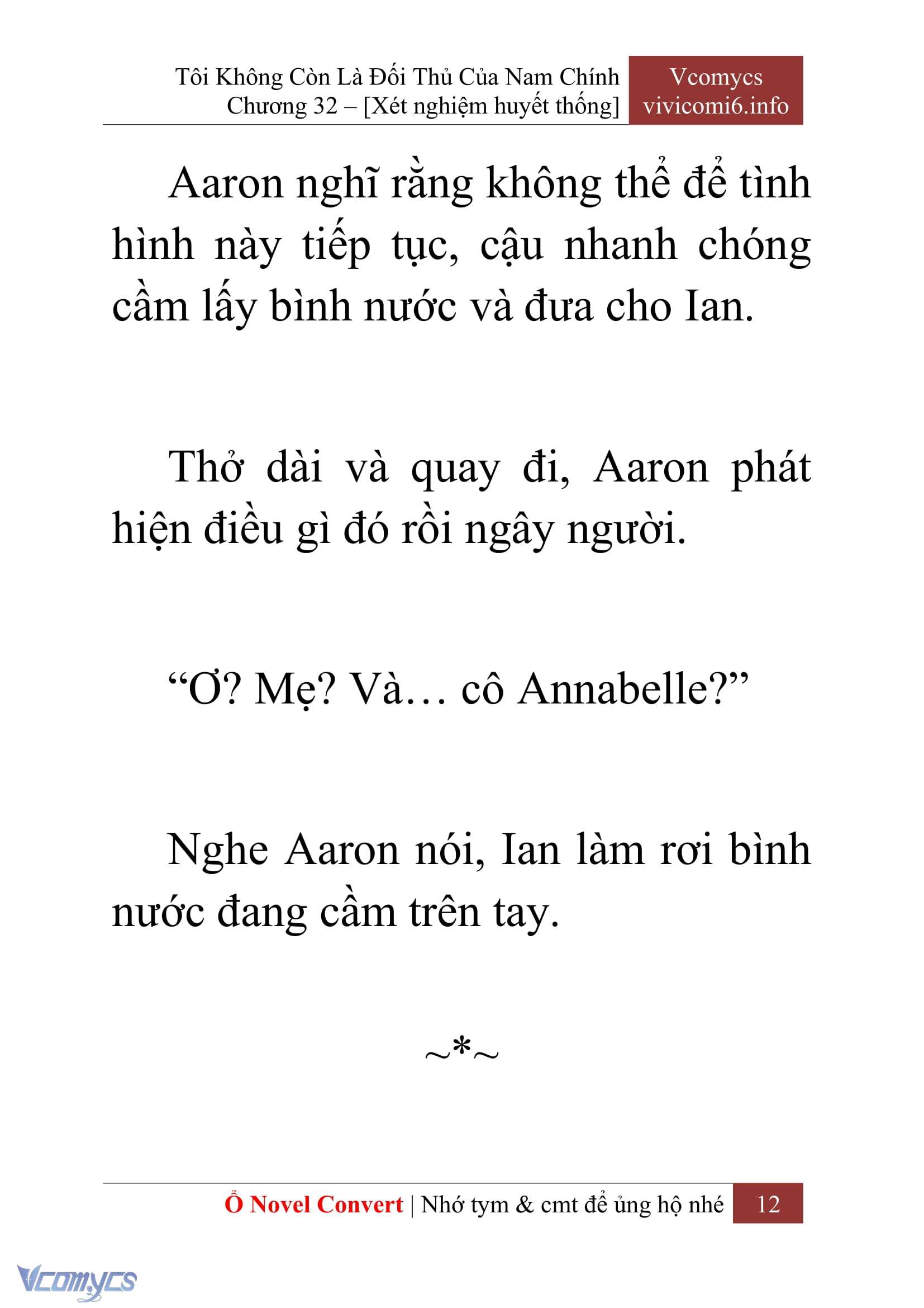 [Novel] Tôi Không Còn Là Đối Thủ Của Nam Chính Chap 32 - Trang 2