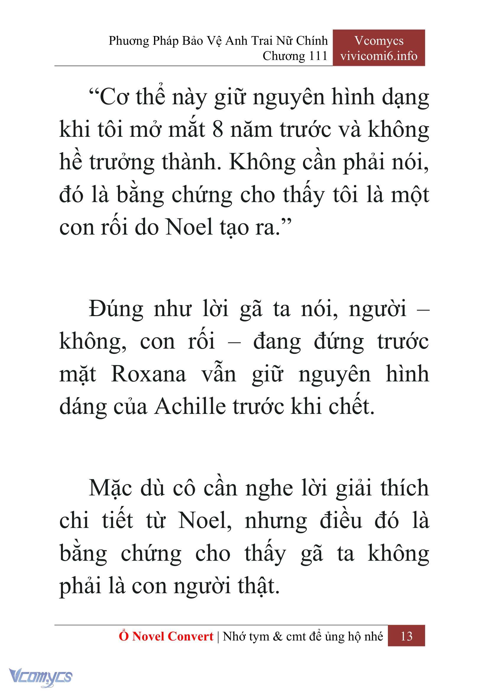 [Novel] Phương Pháp Bảo Vệ Anh Trai Nữ Chính Chap 111 - Trang 2