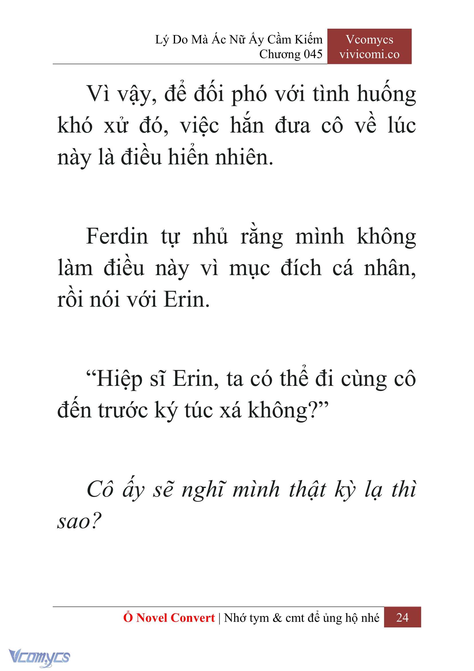 [Novel] Lý Do Mà Ác Nữ Ấy Cầm Kiếm Chap 45 - Next 