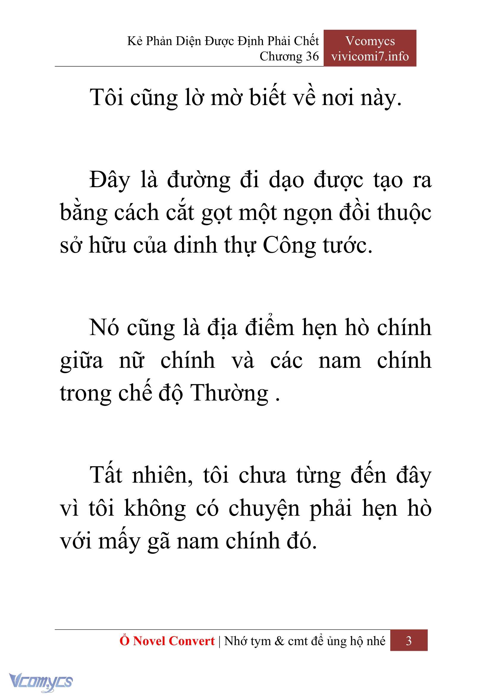 [Novel] Kẻ Phản Diện Được Định Phải Chết Chap 36 - Trang 2