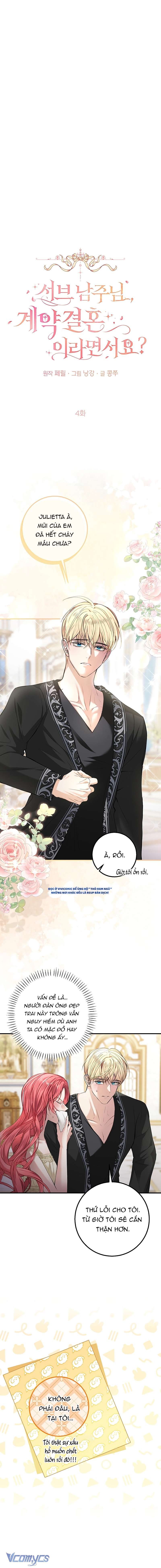 Nam Phụ À, Anh Nói Đó Chỉ Là Hôn Nhân Hợp Đồng Thôi Mà? Chap 4 - Next Chap 5