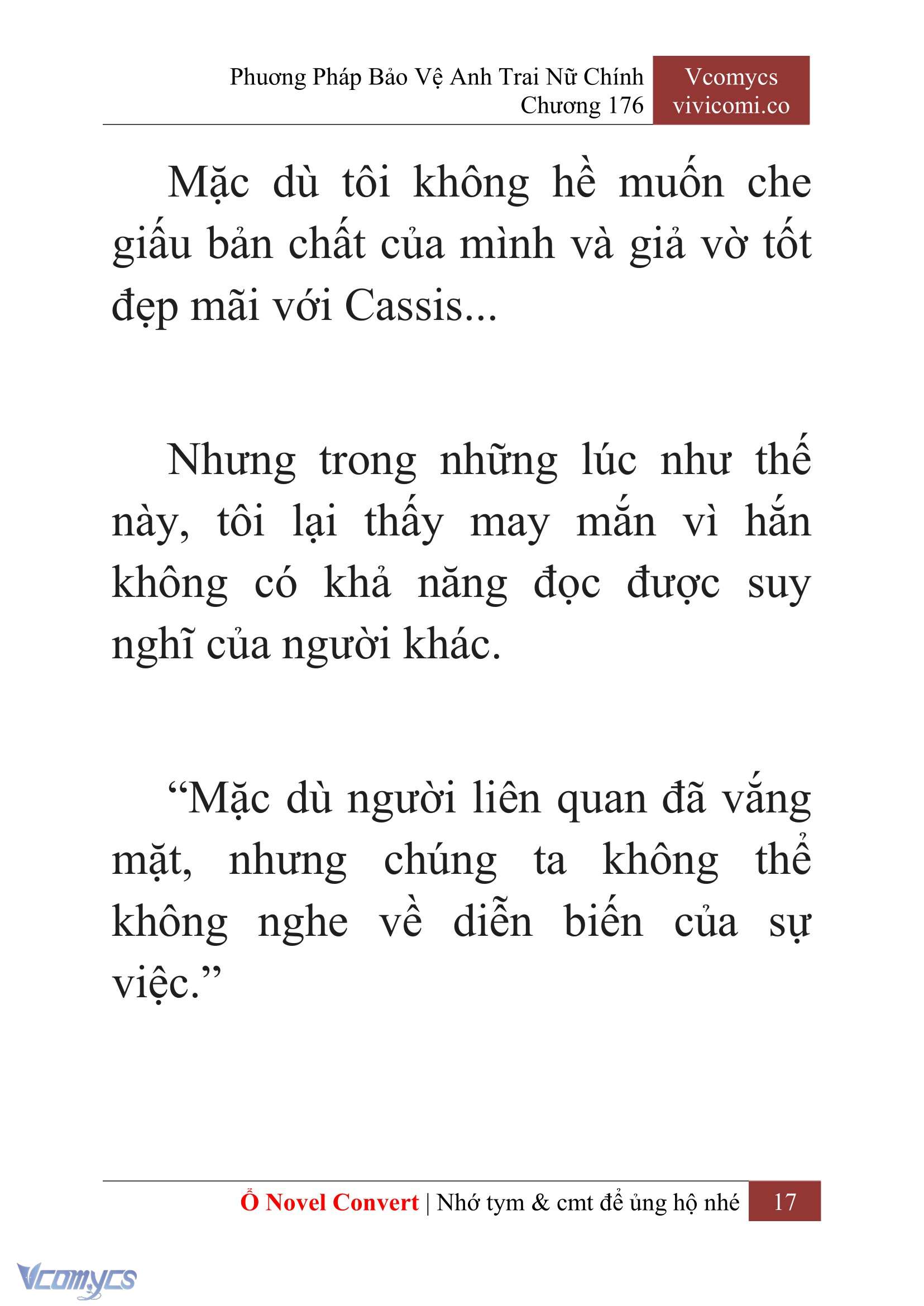 [Novel] Phương Pháp Bảo Vệ Anh Trai Nữ Chính Chap 176 - Trang 2