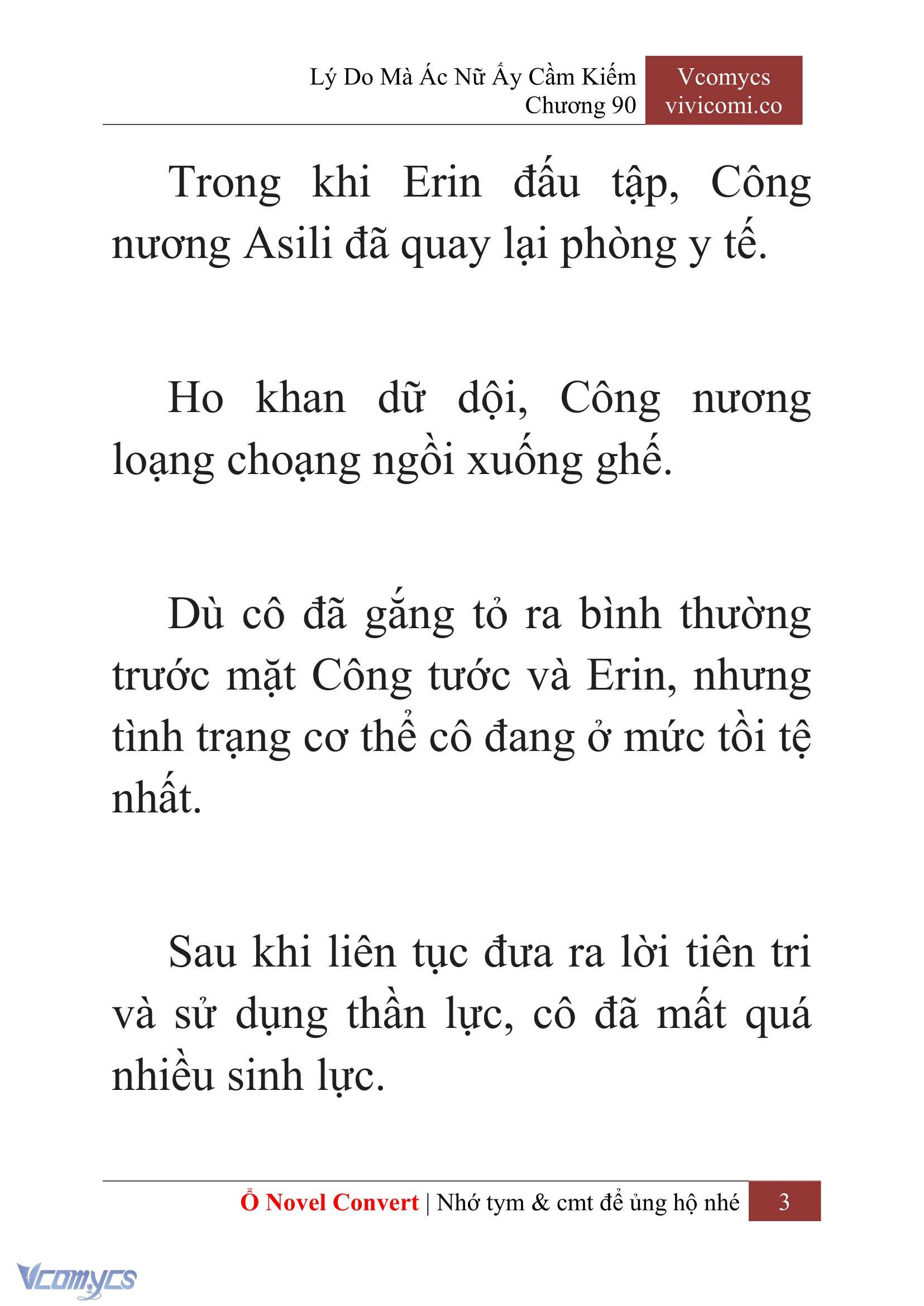 [Novel] Lý Do Mà Ác Nữ Ấy Cầm Kiếm Chap 90 - Trang 2