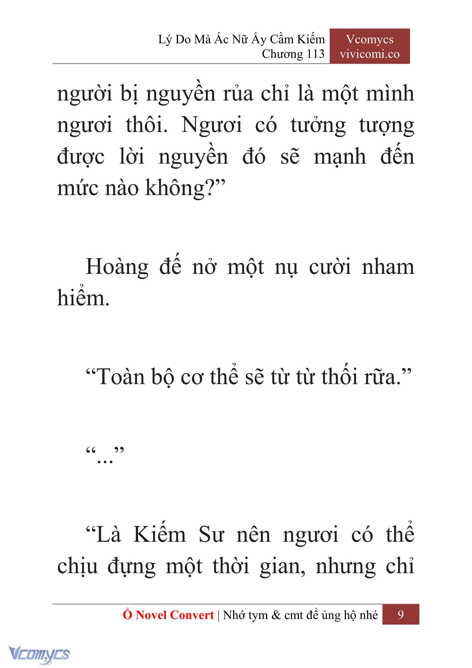 [Novel] Lý Do Mà Ác Nữ Ấy Cầm Kiếm Chap 113 - Trang 2