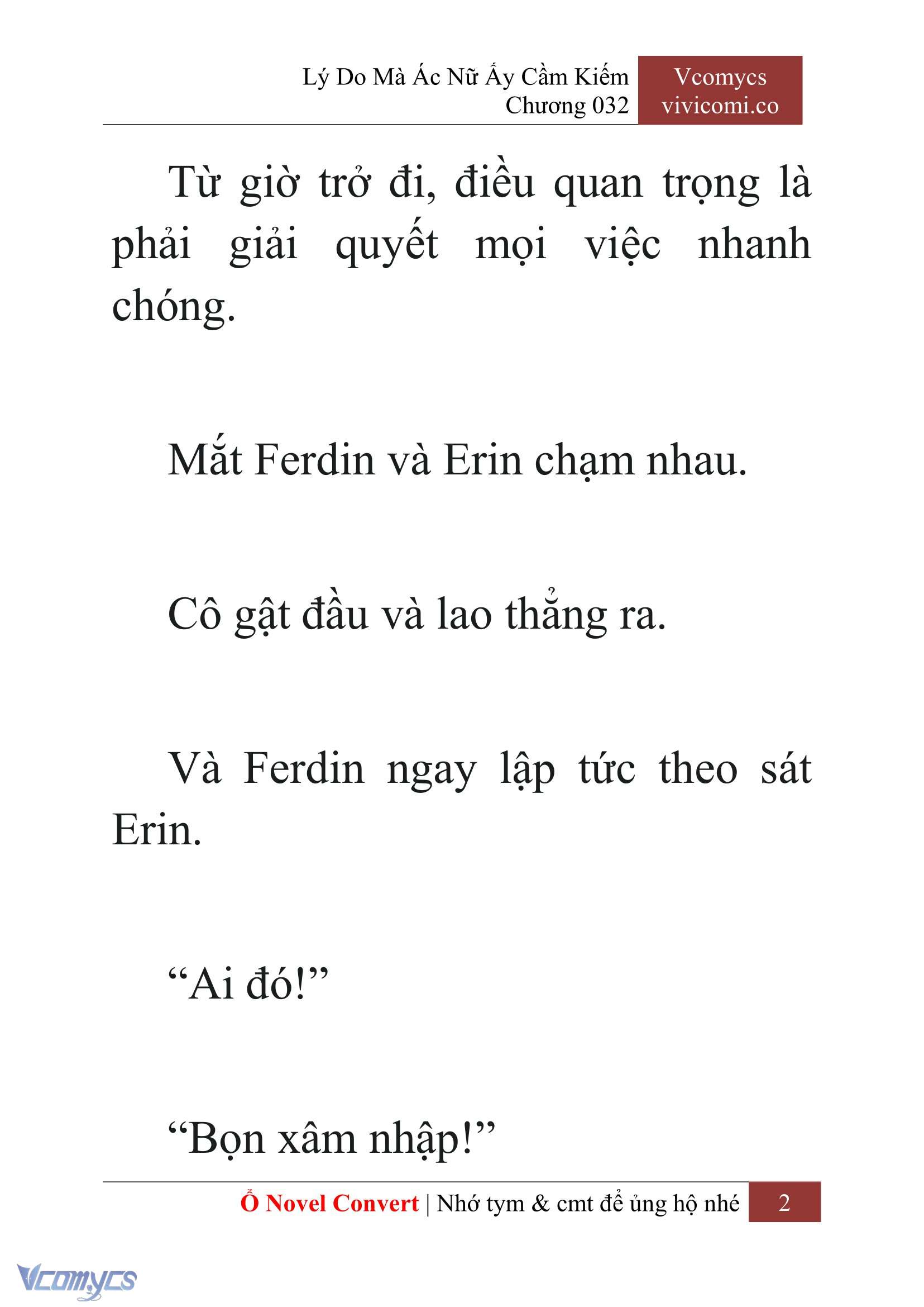 [Novel] Lý Do Mà Ác Nữ Ấy Cầm Kiếm Chap 32 - Next Chap 33