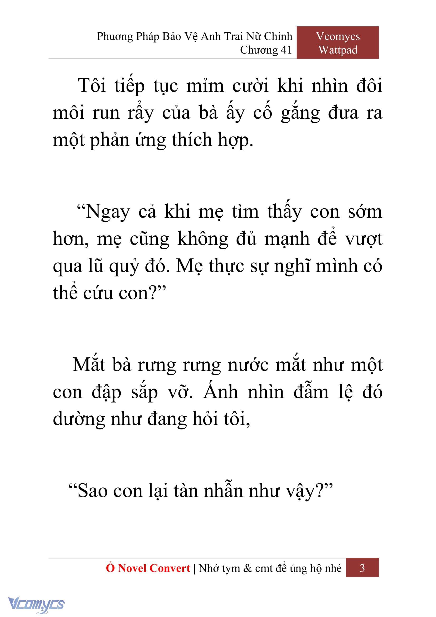 [Novel] Phương Pháp Bảo Vệ Anh Trai Nữ Chính Chap 41 - Trang 2