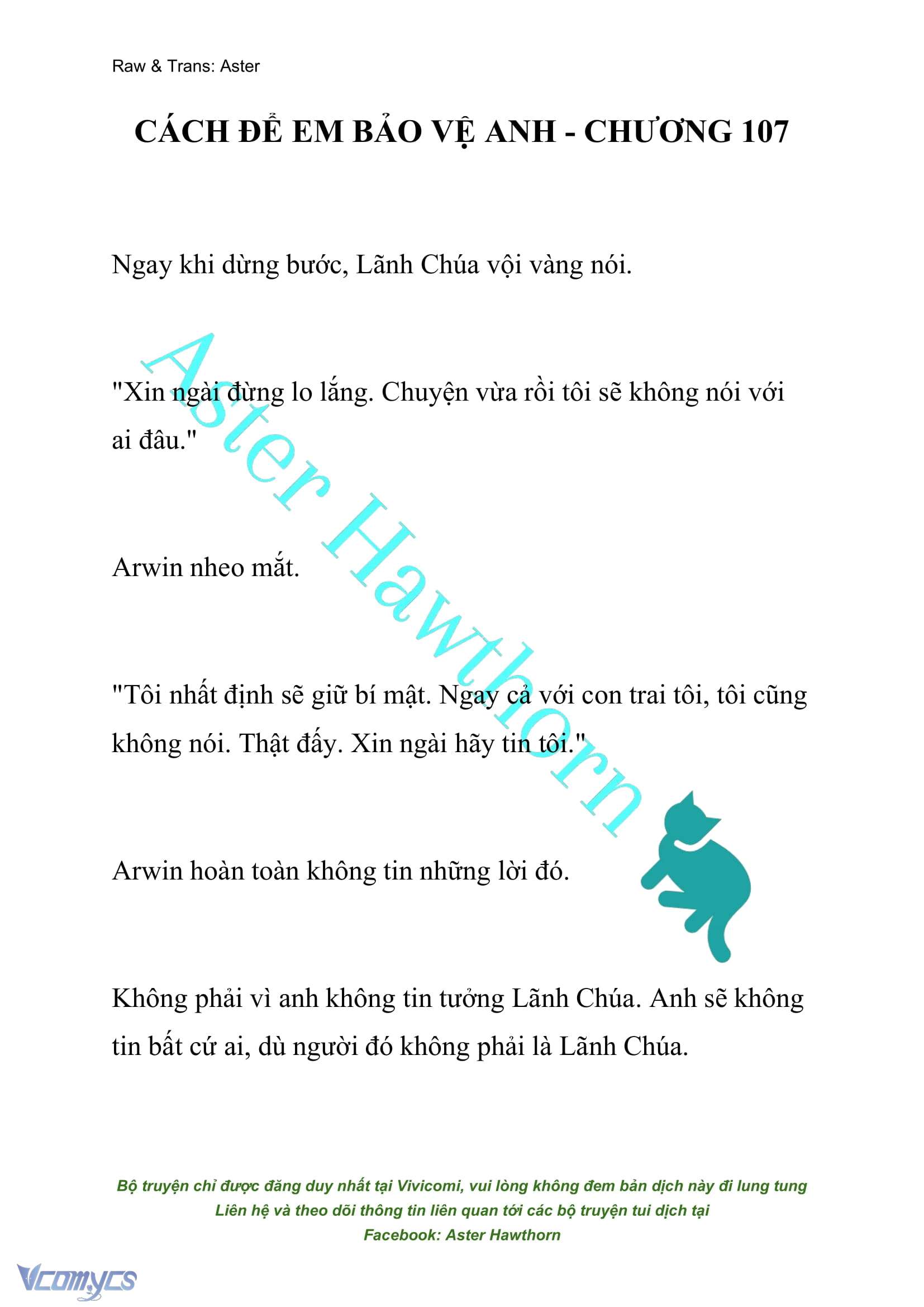 [NOVEL] Cách Để Em Bảo Vệ Anh Chap 107 - Next Chap 108