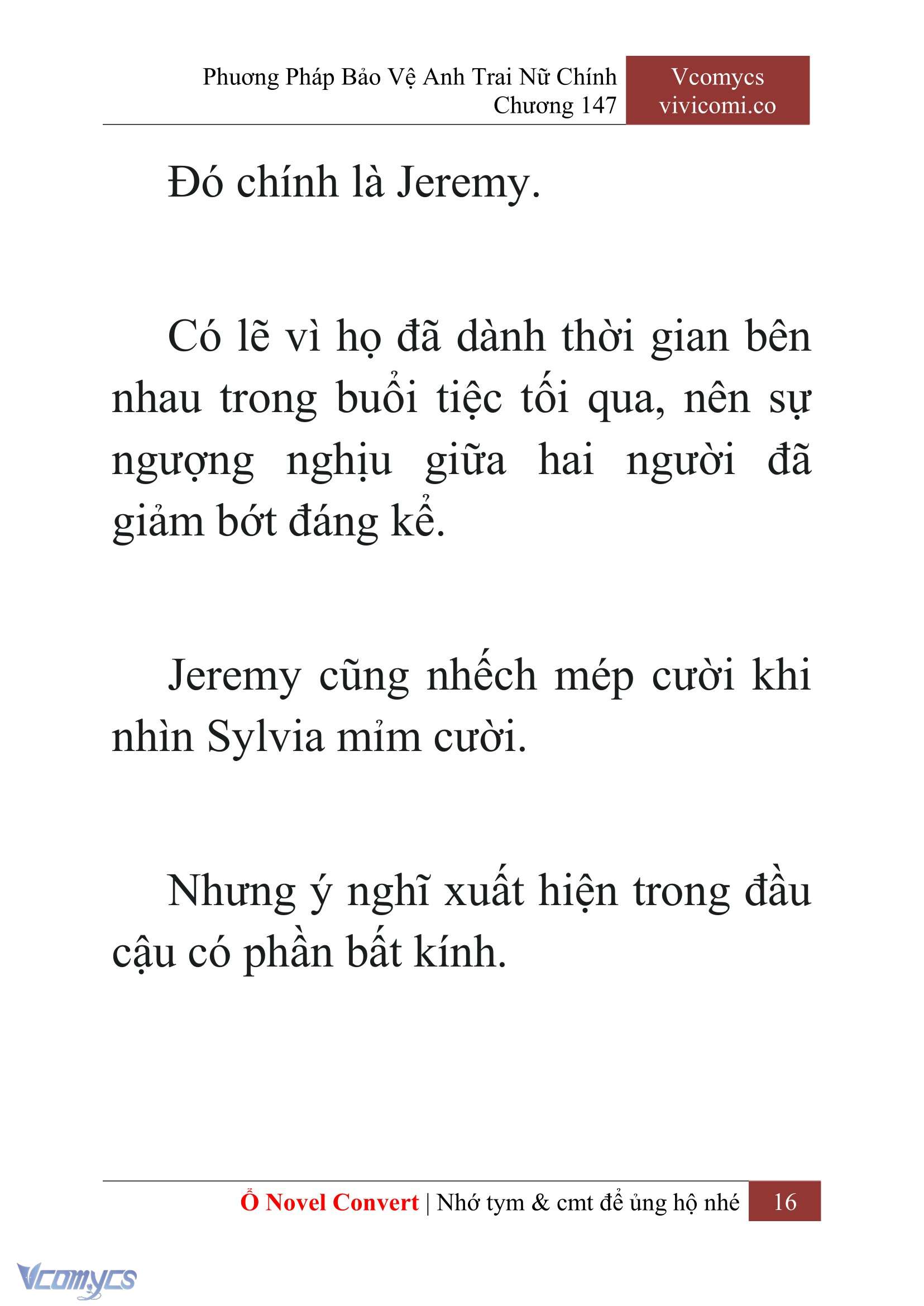 [Novel] Phương Pháp Bảo Vệ Anh Trai Nữ Chính Chap 147 - Next 